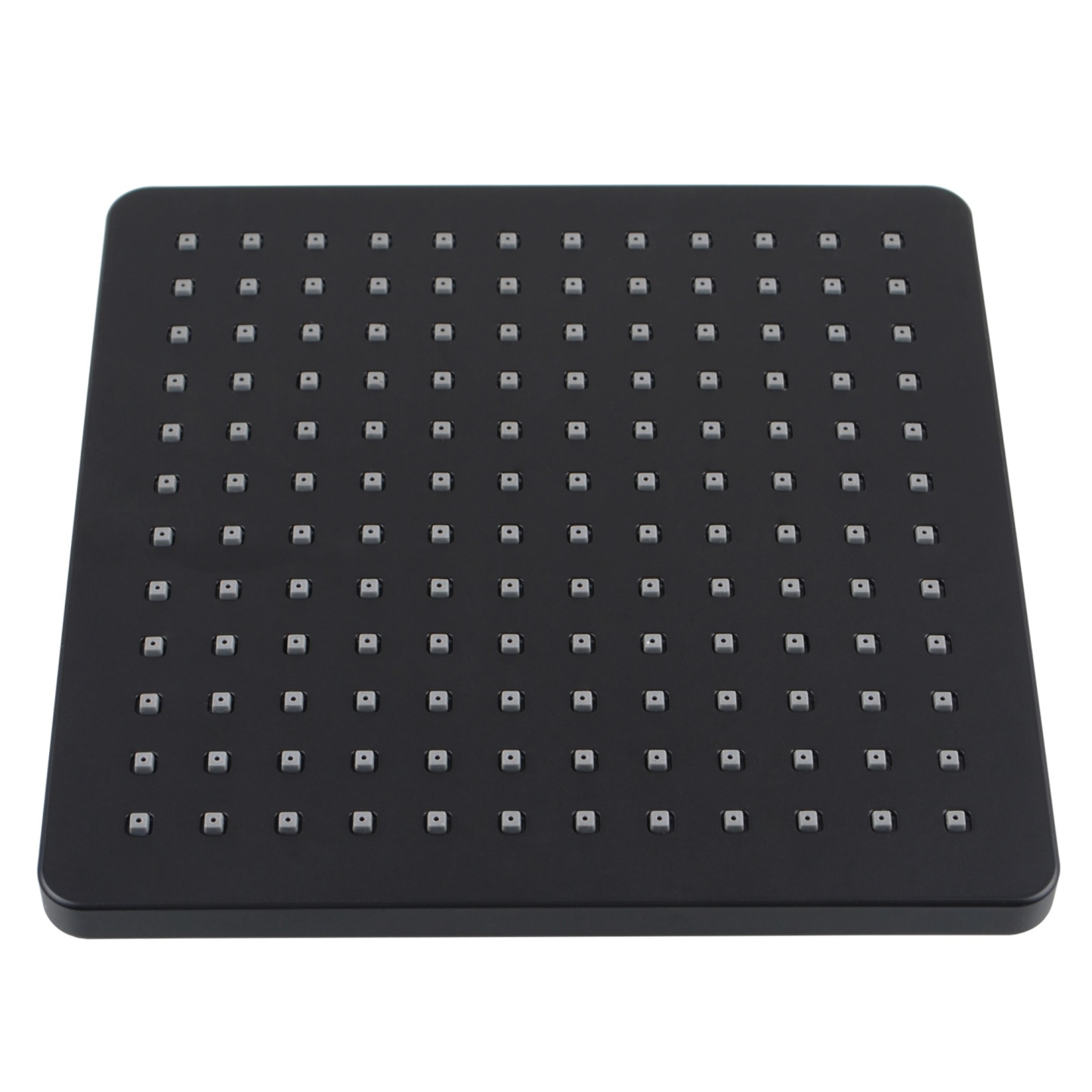 8'' 200mm Matte Black Square Shower Head ABS Plastic Rainfall Bathroom Shower Head Rose