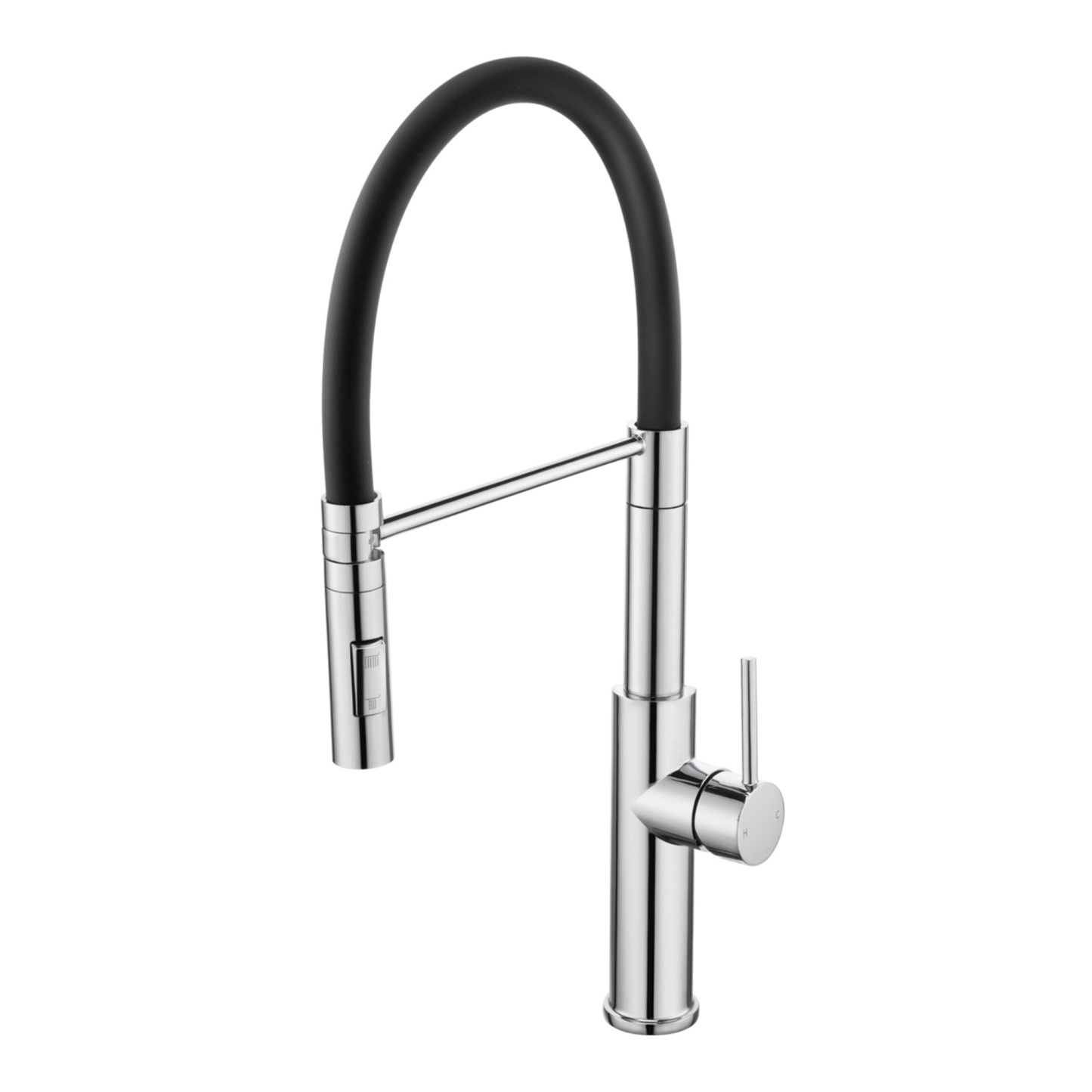360° Swivel Pull-Out Kitchen Sink Mixer Tap 2 Function Laundry Basin Spout Faucet Chrome/Matte Black