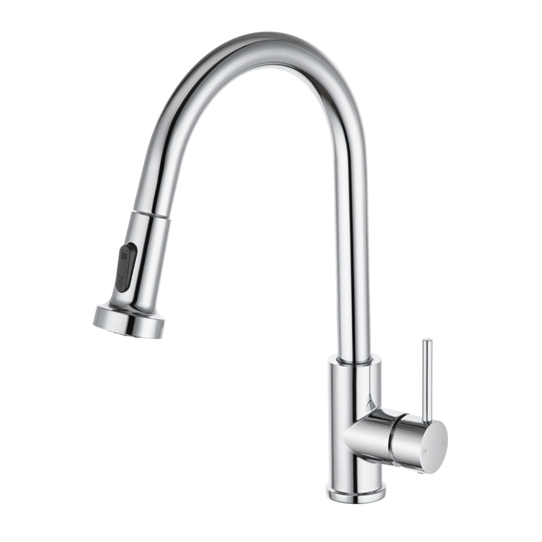 2 Function Pull-Out Button Spray Kitchen Sink Mixer Tap Laundry Basin Sink Swivel Faucet