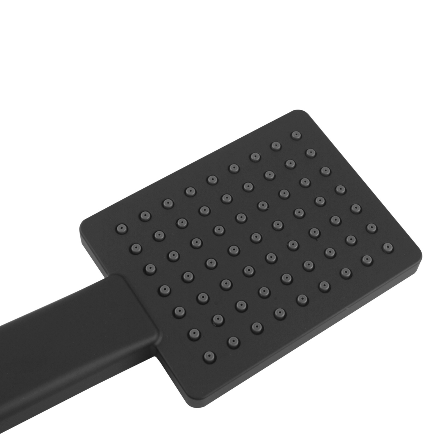 Bathroom Square Handheld Shower Head Bath Handle Rainfall Spray Rose Chrome/Matte Black