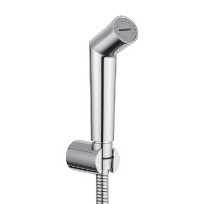 Bathroom Handheld Shower Head Bidet Spray Toilet Shattaf Spray Jet Douche Kit Chrome/Black