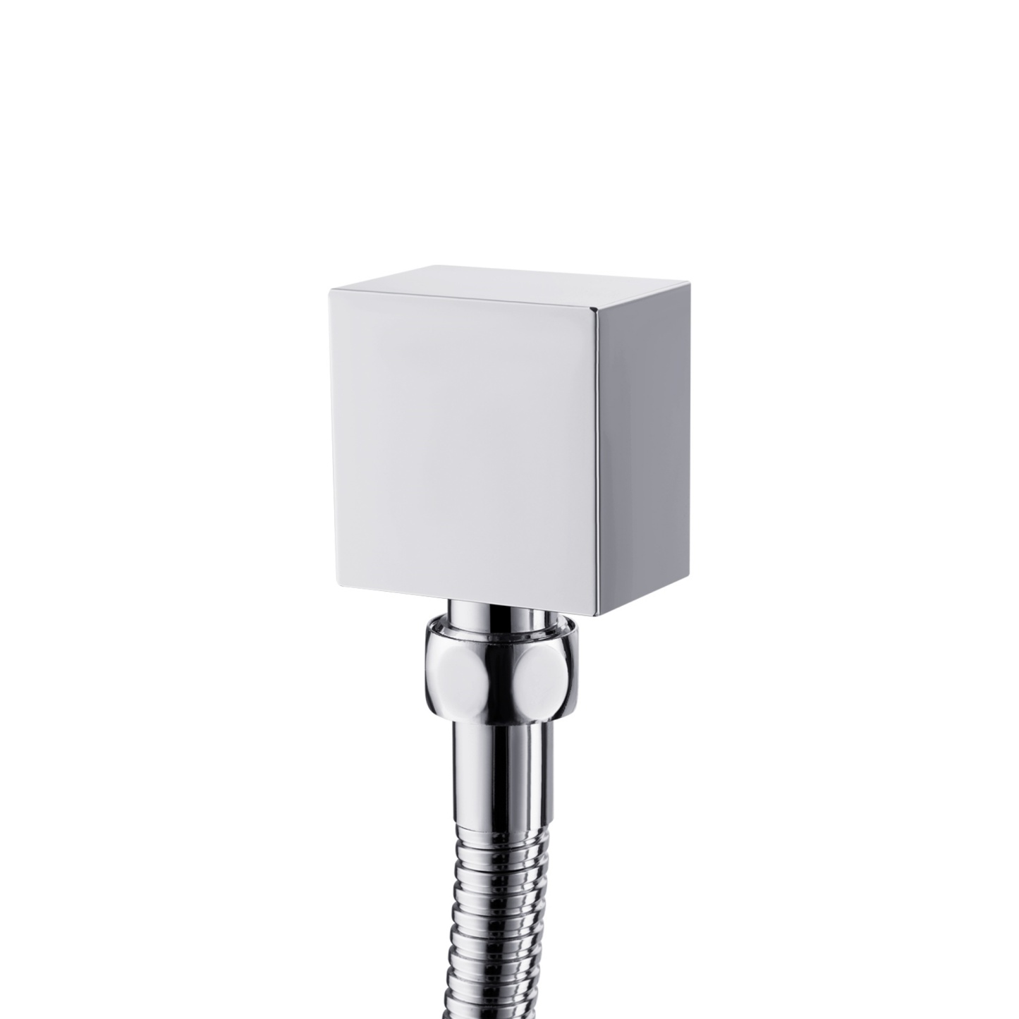 Bathroom Square Twin Shower Rail Body Wall Mounted Adjustable Height Sliding Rail Gooseneck Shower Arm Diverter Chrome/Black