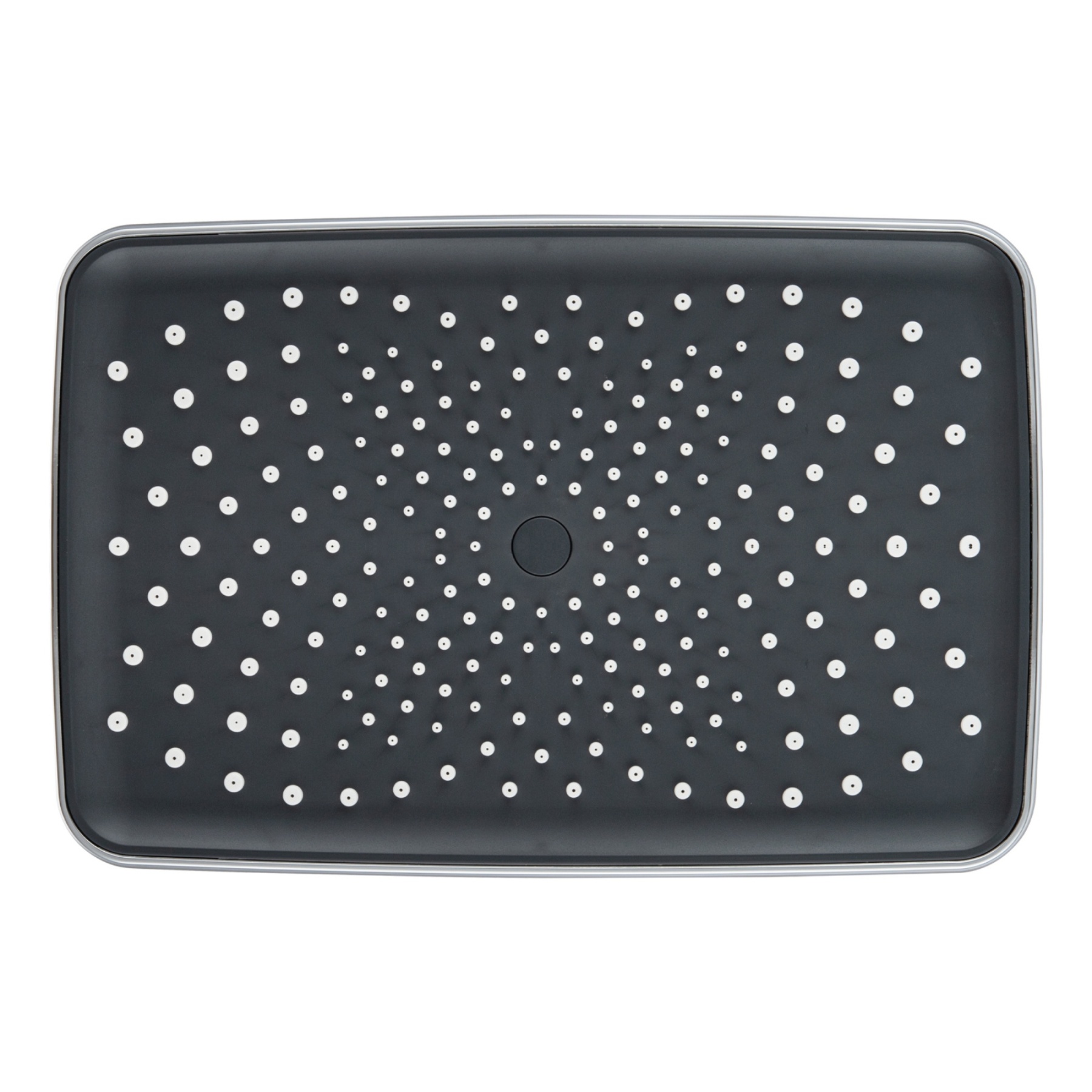 Rectangle 12“ Rainfall Shower Head Set Chrome Twin Shower 3 Function Hand-held Shower Head Shower Arm