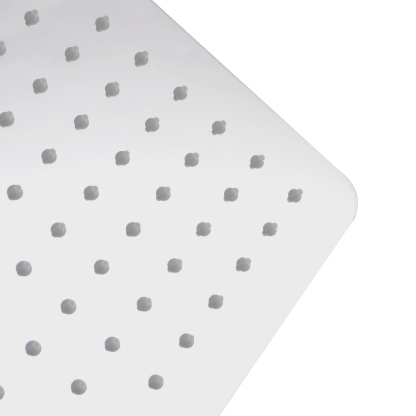 Bathroom 8“ Rectangle Rain Twin Shower Set Super Thin Overhead Shower Head 3 Function Hand-held Shower Rose Gooseneck Shower Arm Chrome/Black