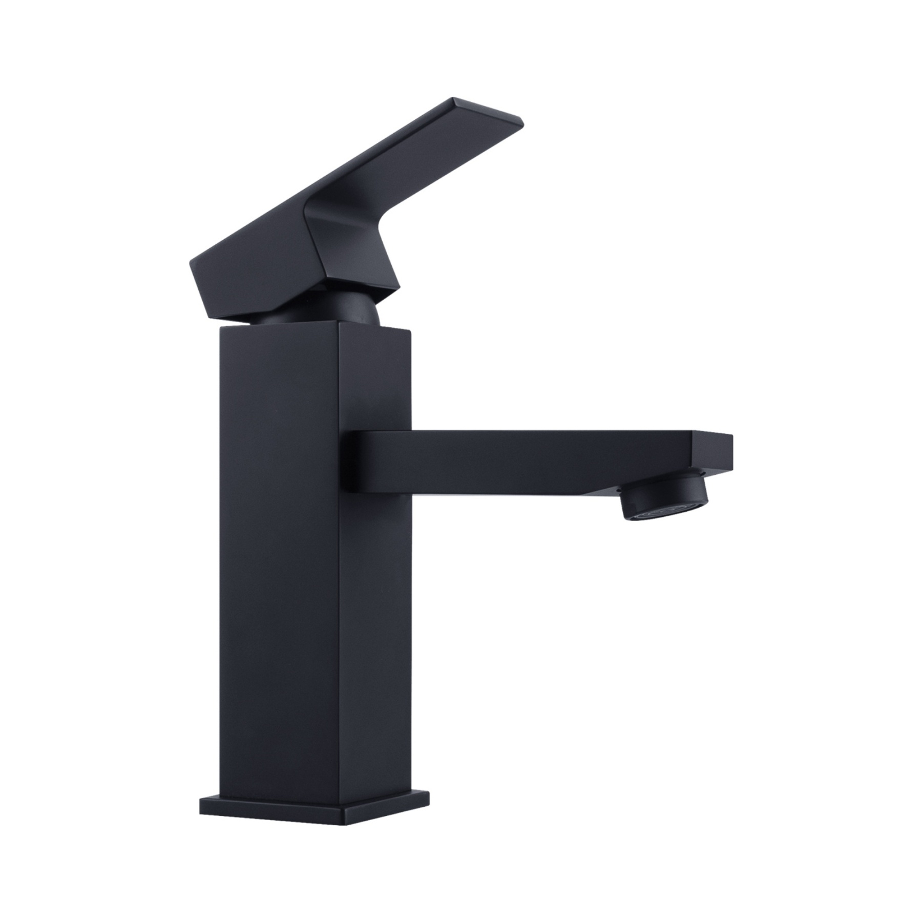 Square Brass Basin Mixer Tap Bathroom Laundry Sink Vanity Flick Faucet