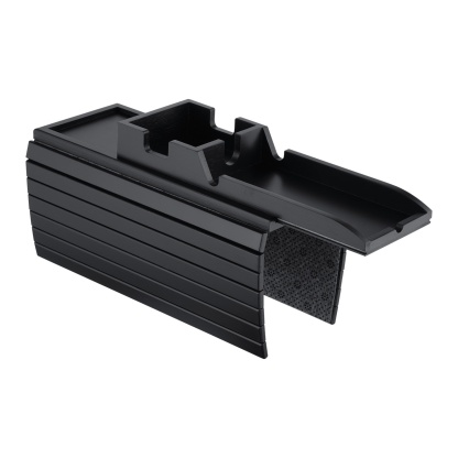 Multi-functional Bamboo Slide-Away Sofa Armrest Tray for Drinks Cellphone Remote Snacks Detachable Couch Arm Cup Holder Tray