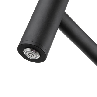 Round 8 Bars Aluminium Electric Heated Towel Rail Wall Mounted Towel Warmer Dryer Holder Rack Silver/Black/Brushed Yellow Gold