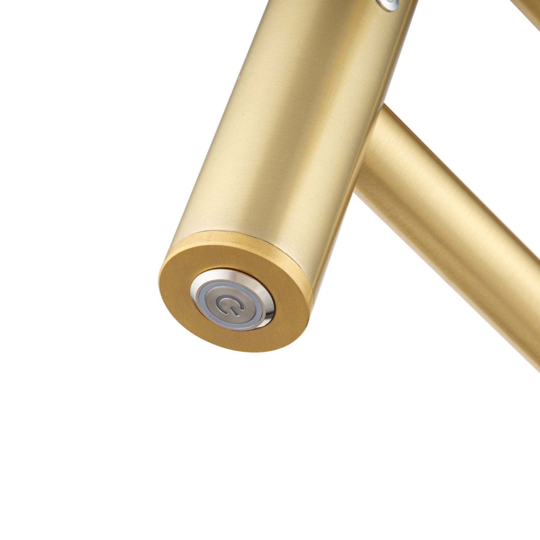 Round 8 Bars Aluminium Electric Heated Towel Rail Wall Mounted Towel Warmer Dryer Holder Rack Silver/Black/Brushed Yellow Gold