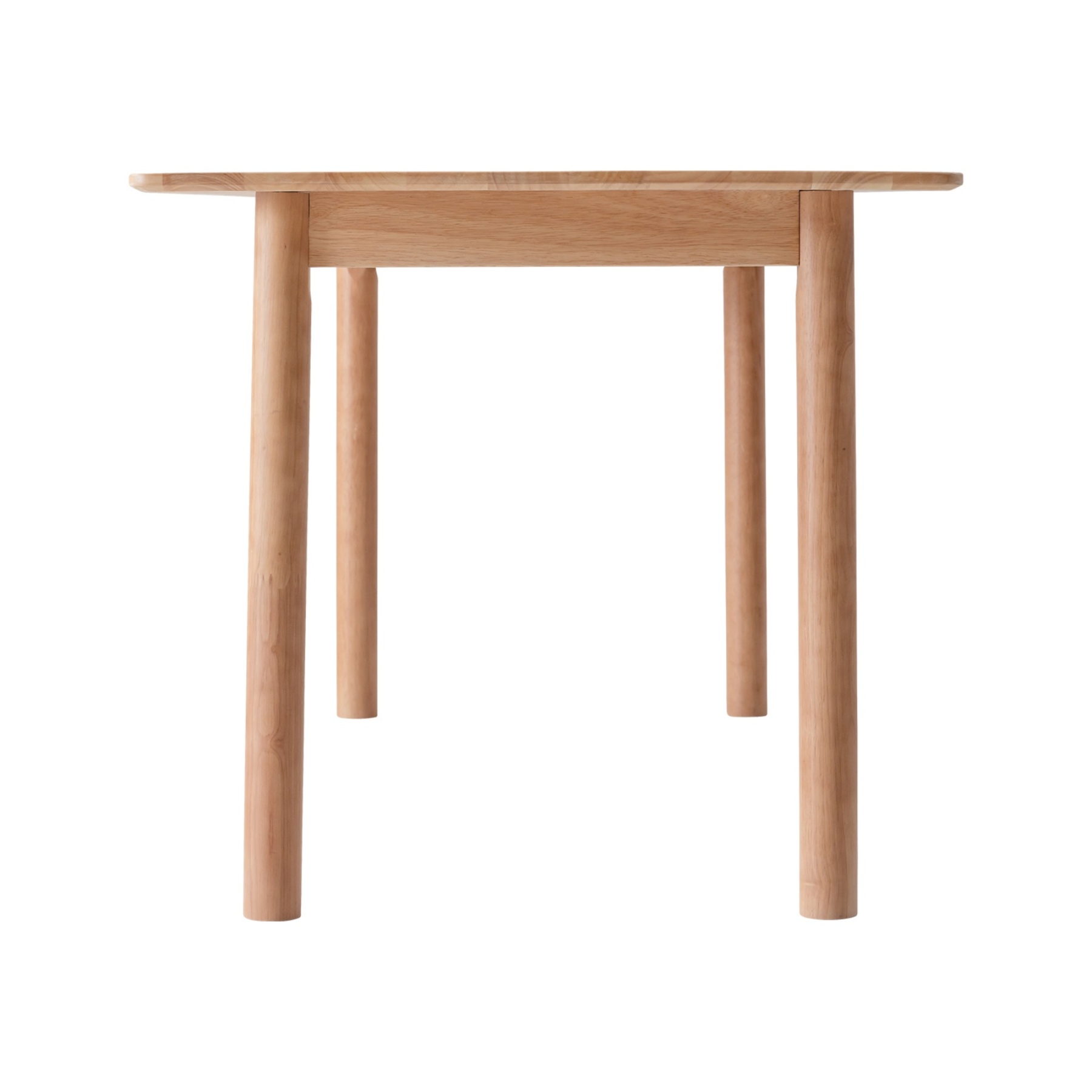 140cm Rectangle Wooden Dining Table for Home Kitchen Cafe Restaurant Walnut/Natural