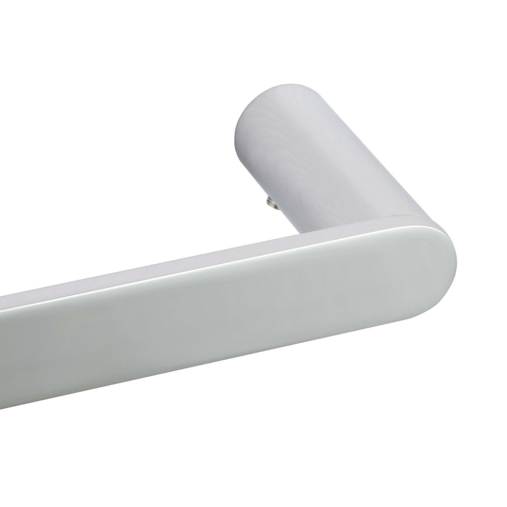 300mm Round Stainless Steel Towel Rail Rack Bathroom Wall Mounted Single Bar Towel Clothes Hanger Holder Chrome/Nero Black/Black Rose Gold