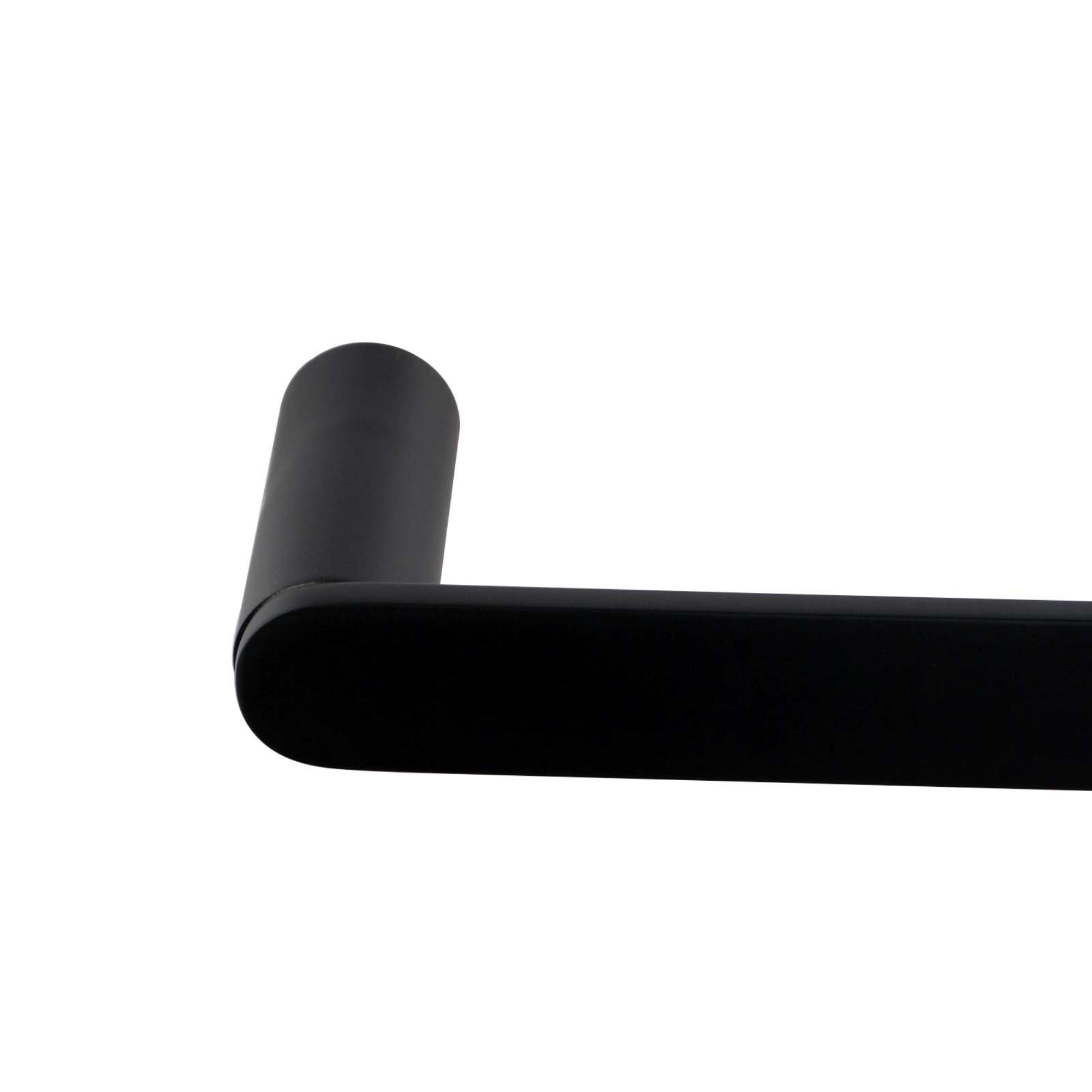 300mm Round Stainless Steel Towel Rail Rack Bathroom Wall Mounted Single Bar Towel Clothes Hanger Holder Chrome/Nero Black/Black Rose Gold