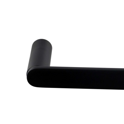 300mm Round Stainless Steel Towel Rail Rack Bathroom Wall Mounted Single Bar Towel Clothes Hanger Holder Chrome/Nero Black/Black Rose Gold