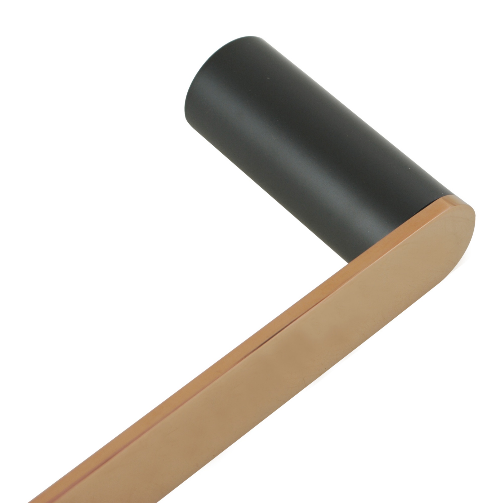 300mm Round Stainless Steel Towel Rail Rack Bathroom Wall Mounted Single Bar Towel Clothes Hanger Holder Chrome/Nero Black/Black Rose Gold