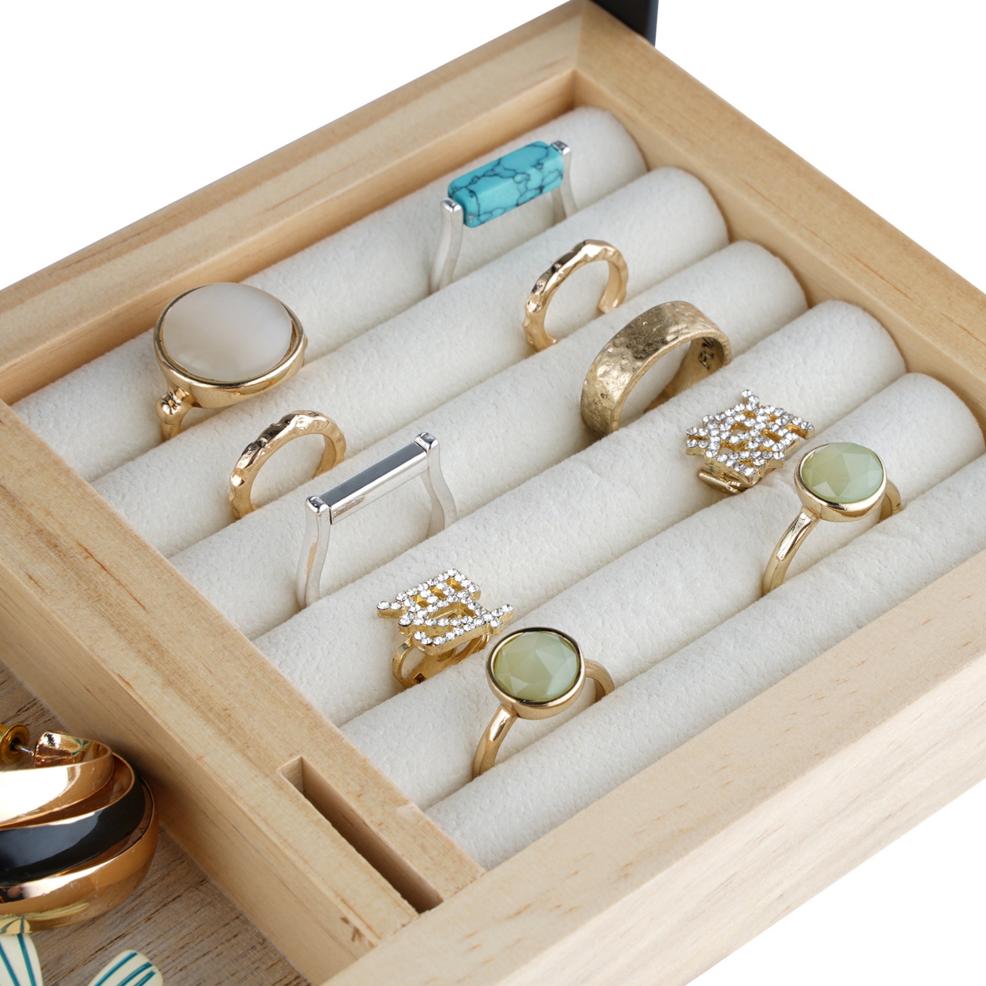 Jewellery Storage Stand Rack Rings Necklaces Earrings Display Organizer Holder