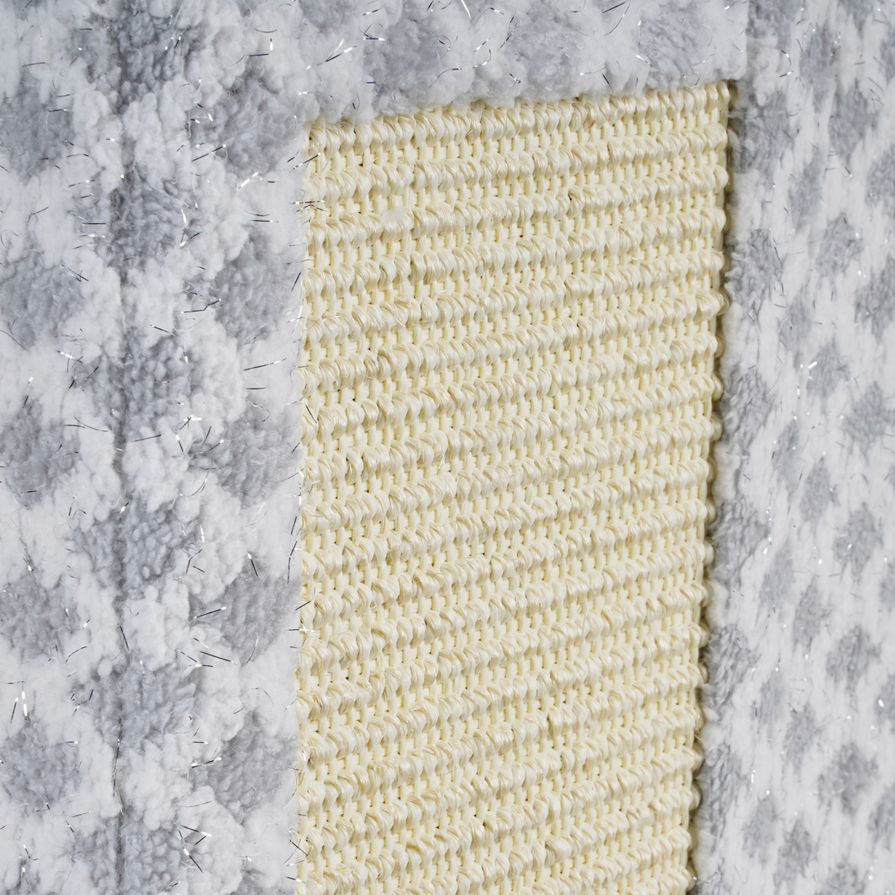 Foldable Indoor Pet Bed Cat Cave Felt Bed Scratch Pad Kitten Cat Hideaway House Grey/Blue