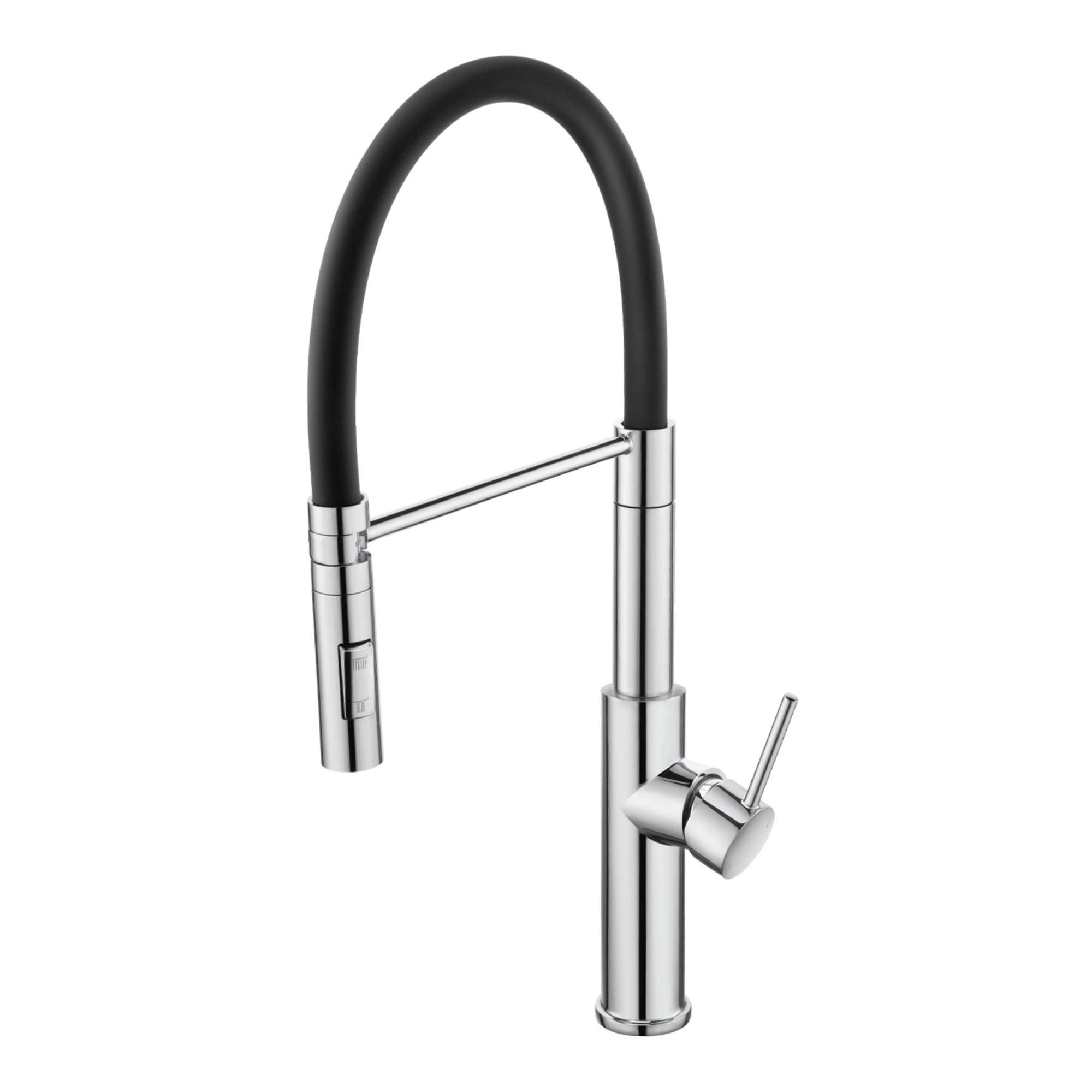 360° Swivel Pull-Out Kitchen Sink Mixer Tap 2 Function Laundry Basin Spout Faucet Chrome/Matte Black