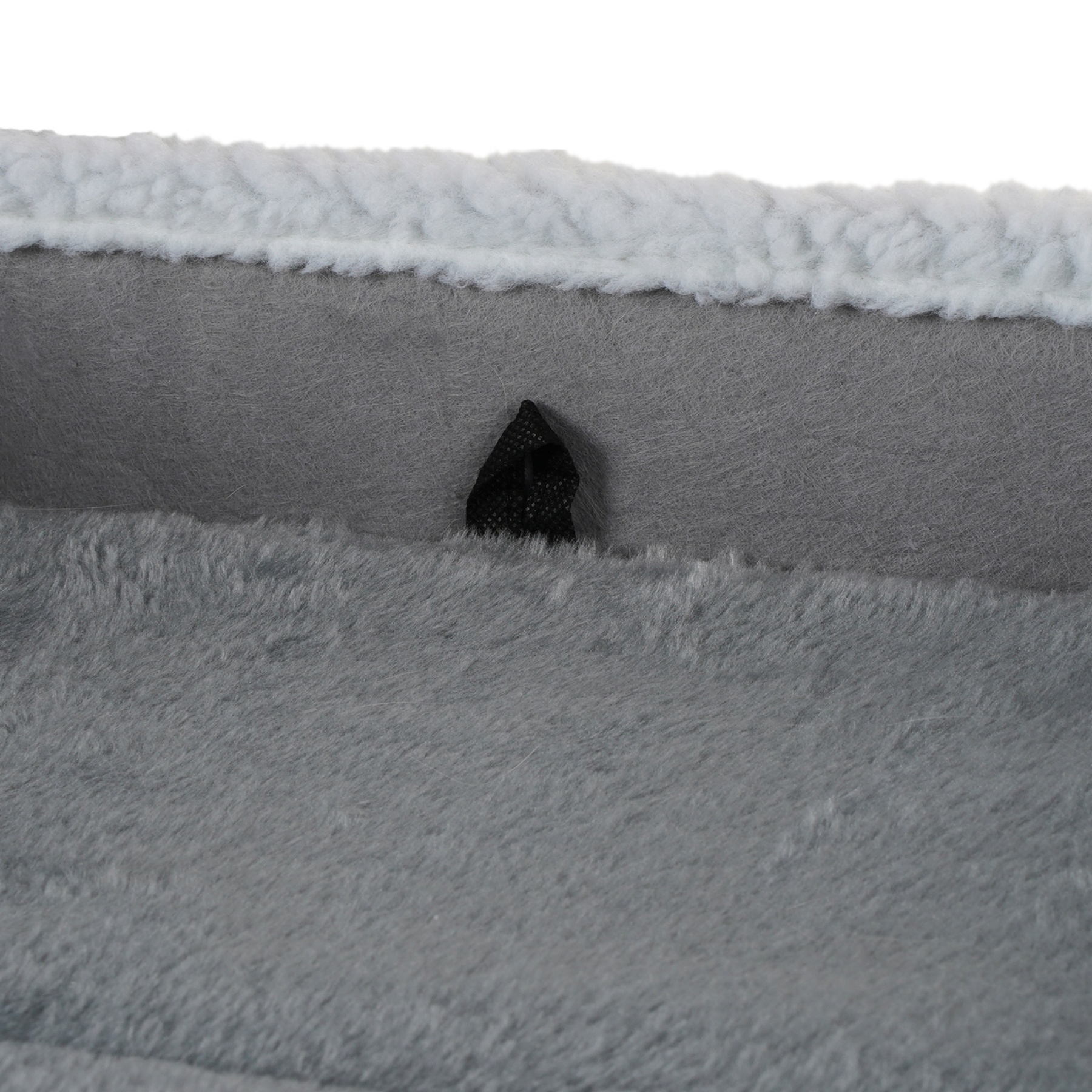 Foldable Indoor Pet Bed Cat Cave Felt Bed Scratch Pad Kitten Cat Hideaway House Grey/Blue