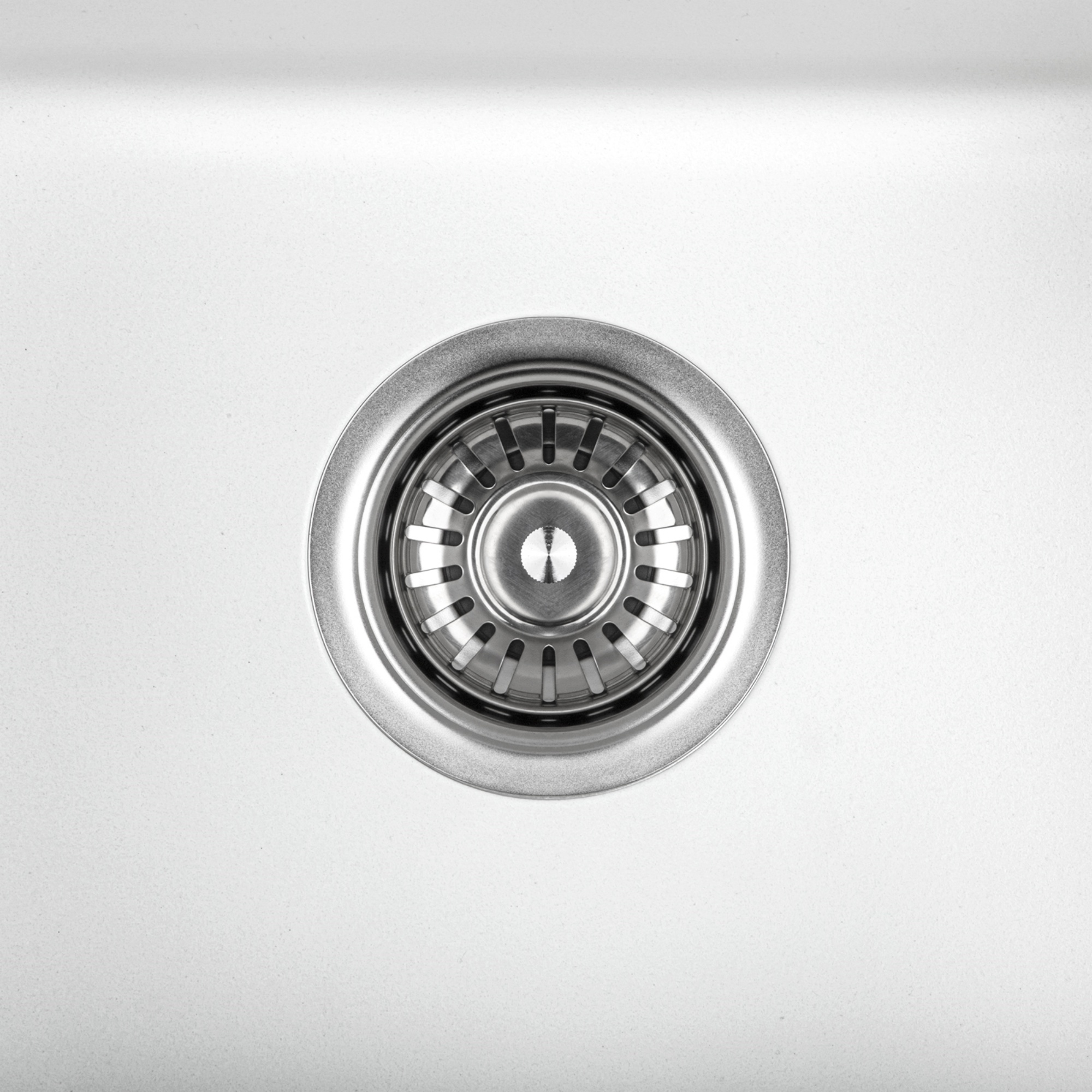 Granite Stone Single Bowl Kitchen Sink Oil-Proof Top/Under Mount Laundry Bar Basin Black/White