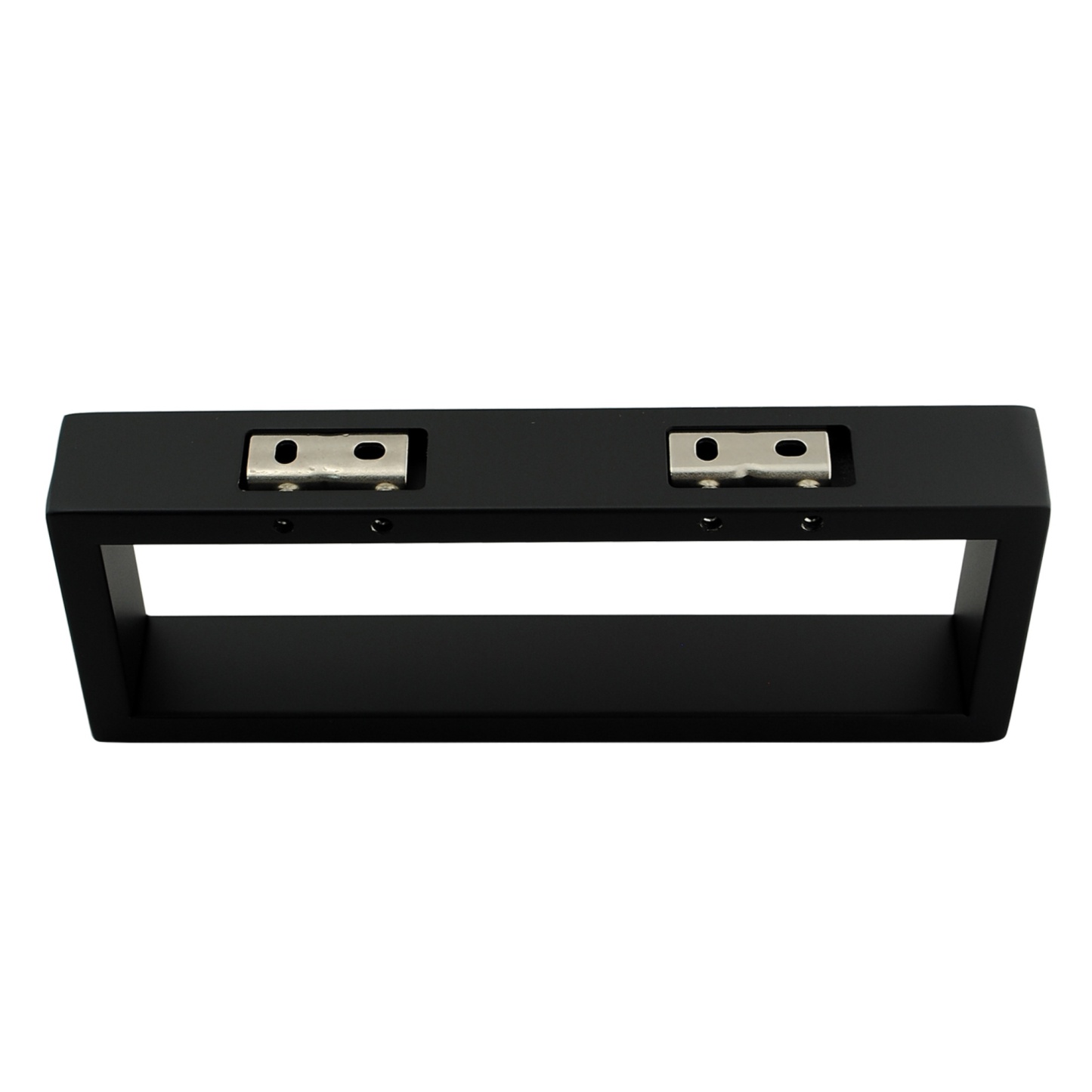 Bathroom Square Stainless Steel Single Towel Rail Ring Wall Mounted Towel Hanger Holder Chrome/Black