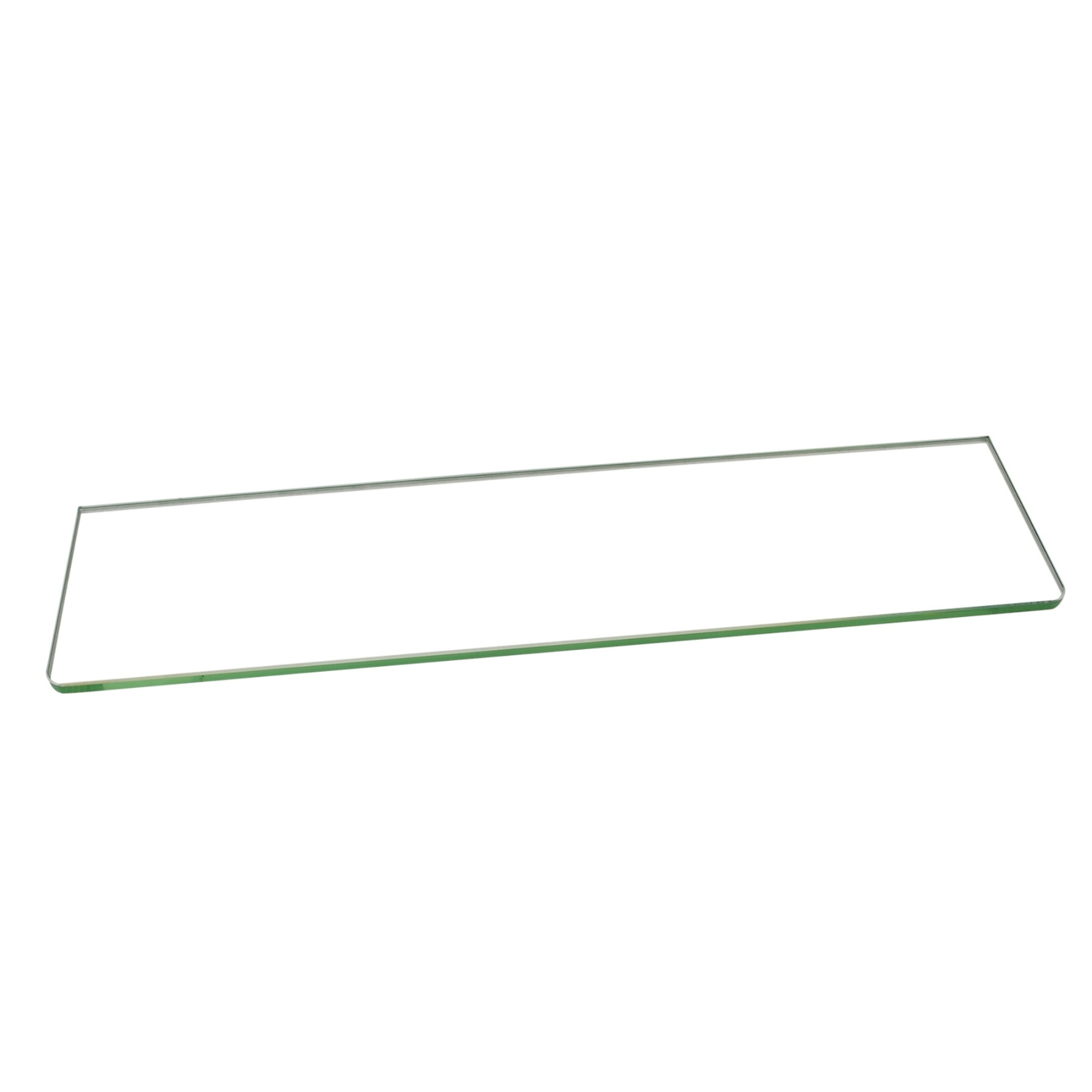 500mm Bathroom Glass Single Shelf Bath Shower Towel Clothes Holder Hanger Rail Rack Chrome/Black