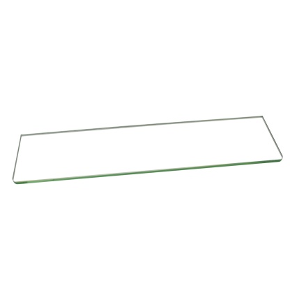 500mm Bathroom Glass Single Shelf Bath Shower Towel Clothes Holder Hanger Rail Rack Chrome/Black