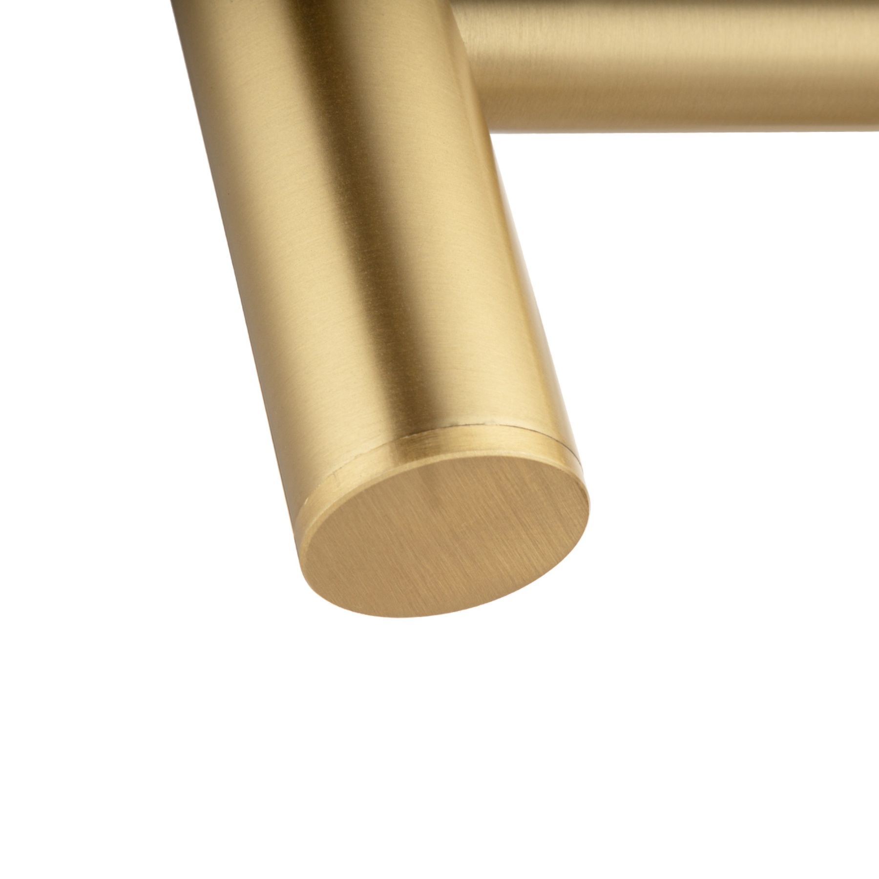 Round Aluminum Electric Heated Towel Rail Rack 6 Bars Bathroom Wall Mounted Warmer Towel Dryer Holder Hanger Silver/Black/Brushed Yellow Gold