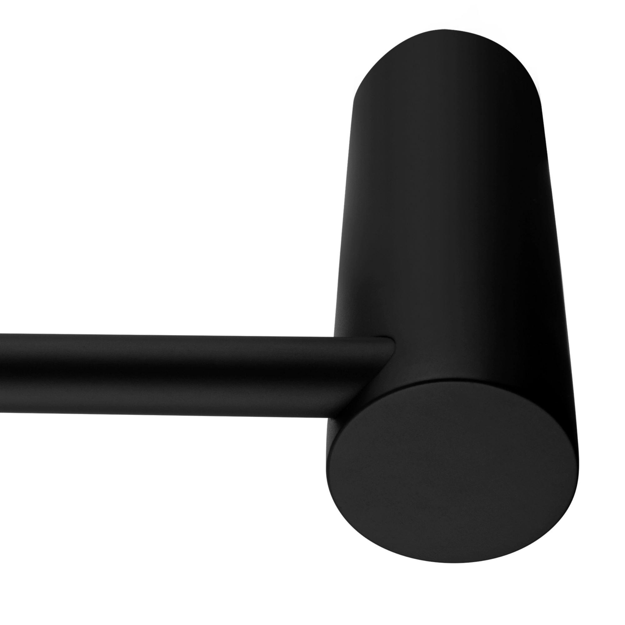 Round Stainless Steel 600mm Single Towel Rail Rack Bathroom Wall Mounted Towel Clothes Holder Hanger Chrome/Matte Black/Brushed Yellow Gold