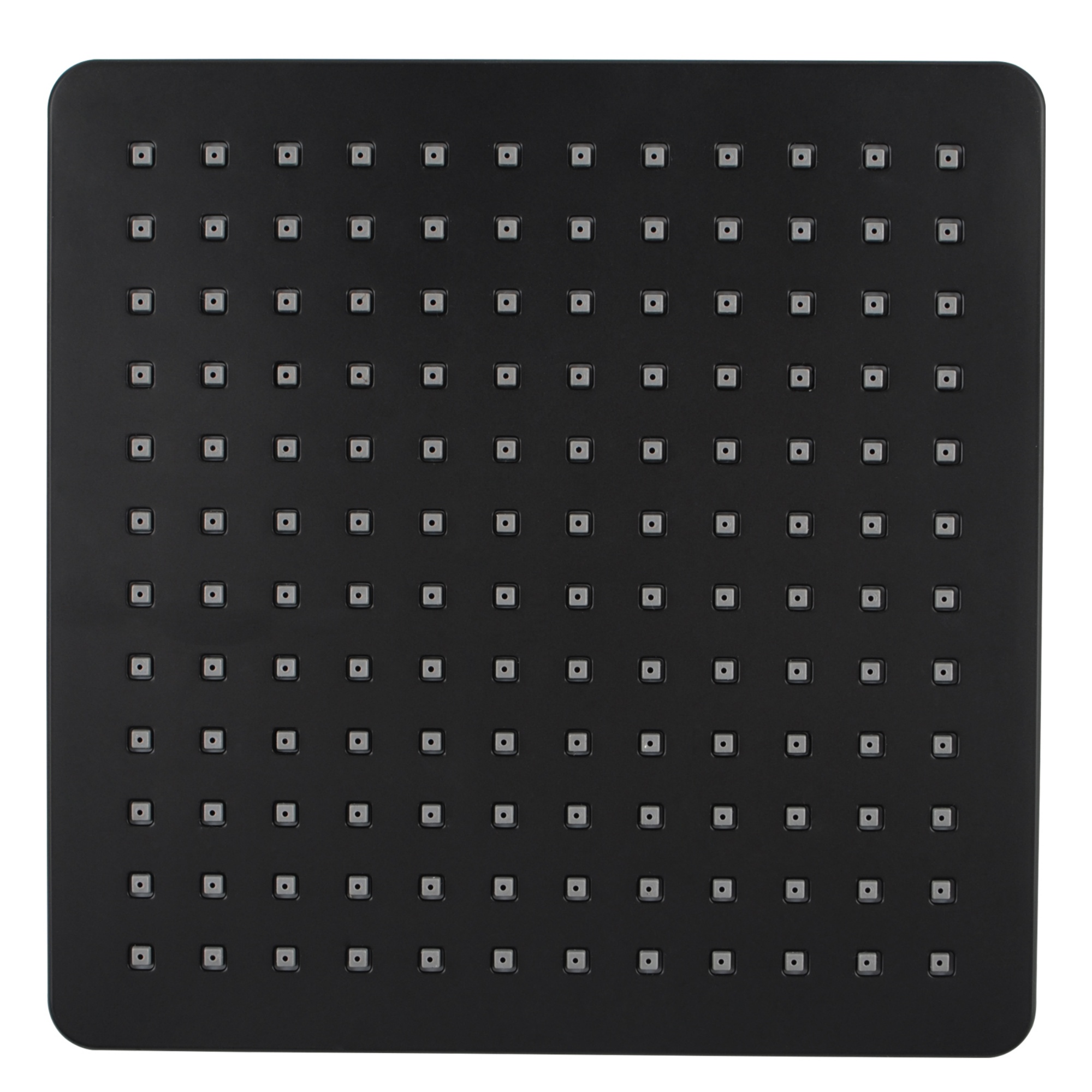 8'' 200mm Matte Black Square Shower Head ABS Plastic Rainfall Bathroom Shower Head Rose