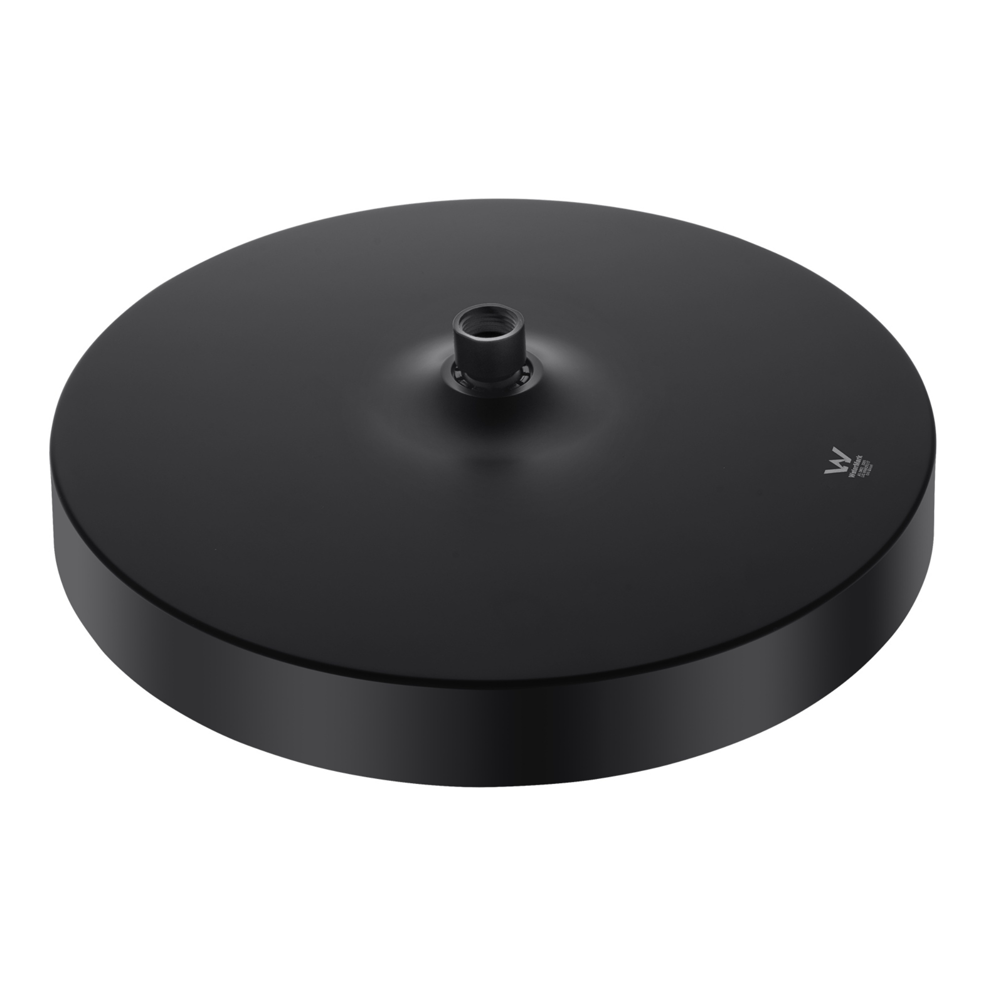 13'' Round Bath Shower Head Set Bathroom Swivel Overhead Shower Head Gooseneck Wall Shower Arm Chrome/Black