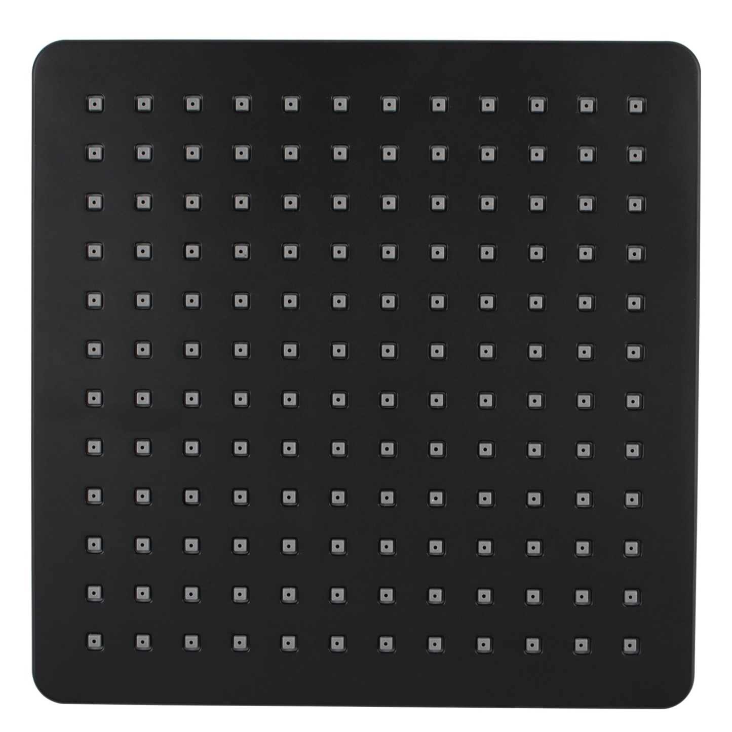 8'' 200mm Matte Black Square Shower Head ABS Plastic Rainfall Bathroom Shower Head Rose