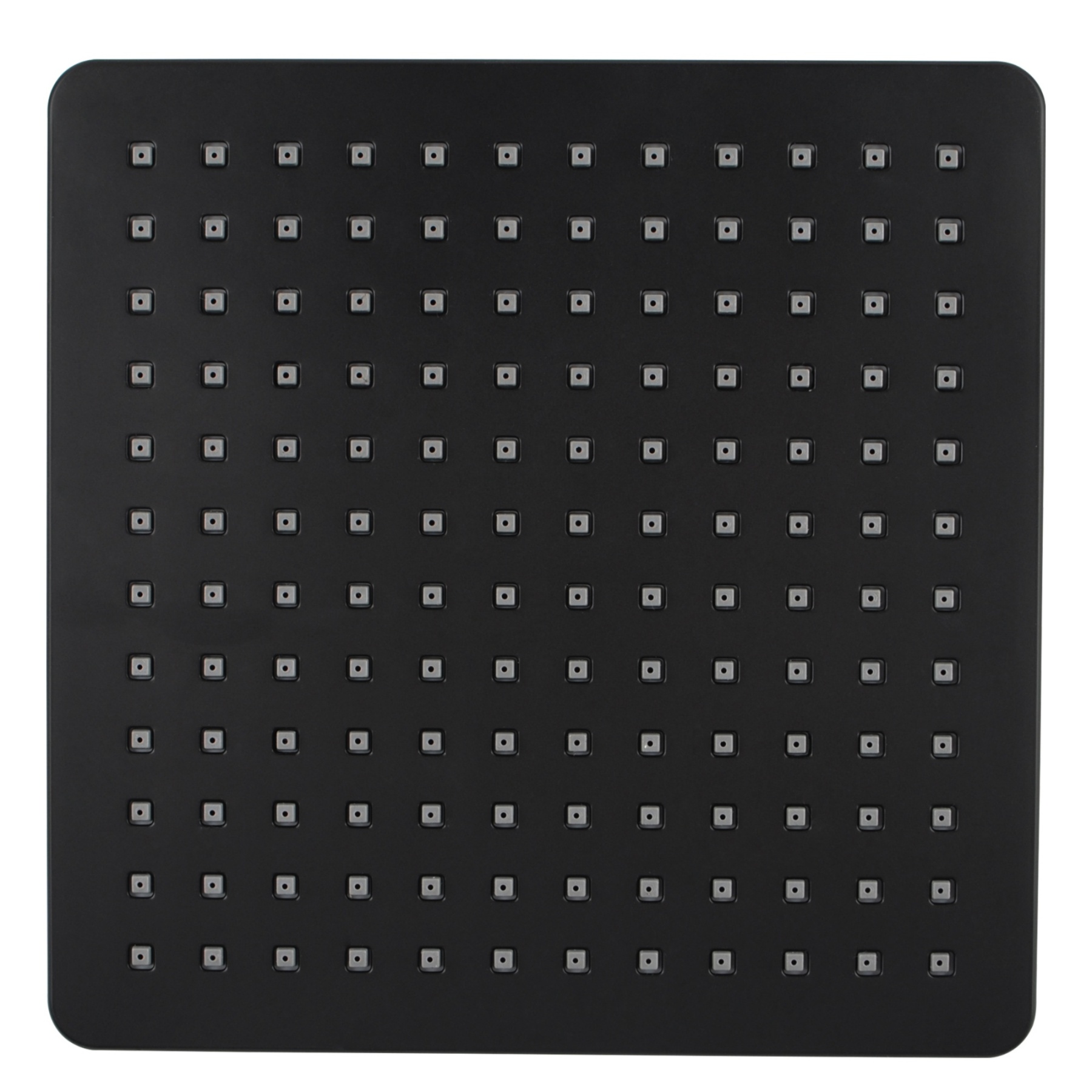 8'' 200mm Matte Black Square Shower Head ABS Plastic Rainfall Bathroom Shower Head Rose