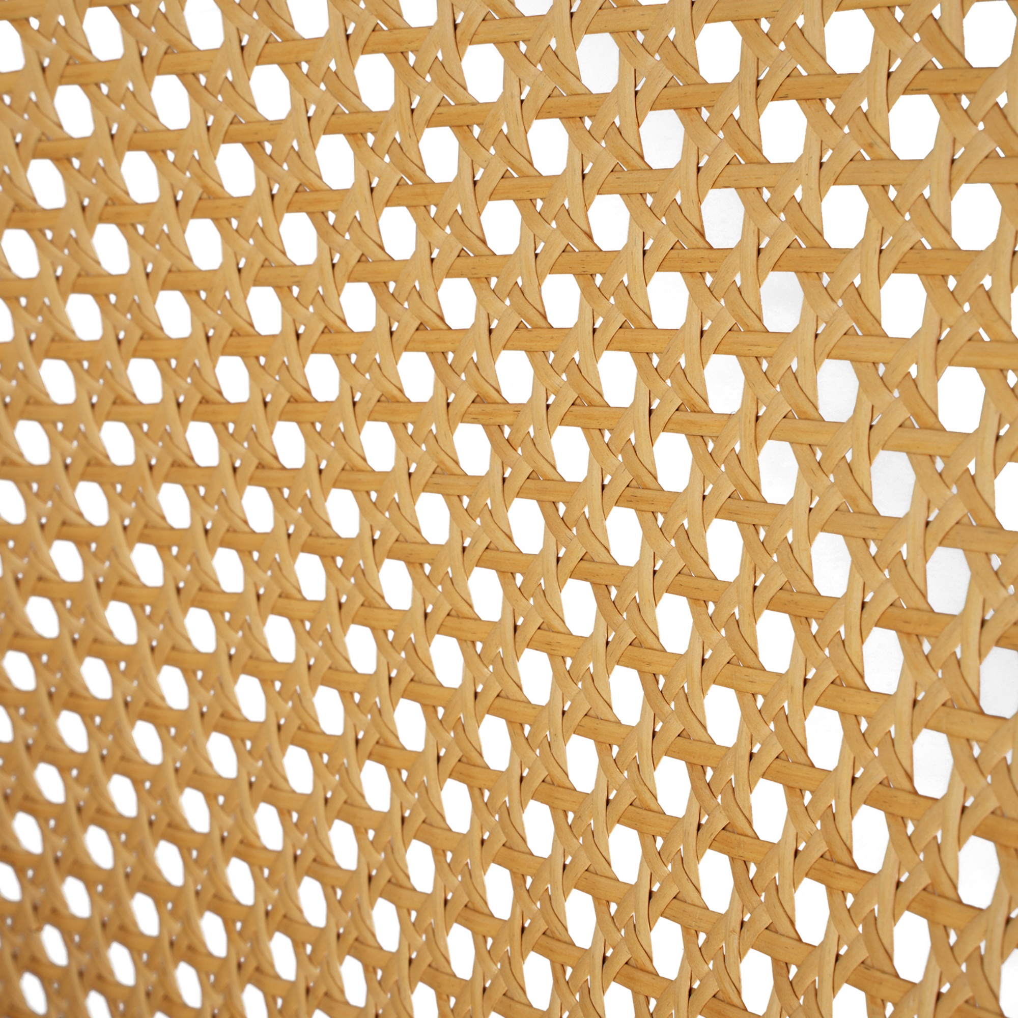 PU Leather Dining Side Chairs Curved Rattan Back Seat Metal Legs Set of 2 Black/White(Natural)