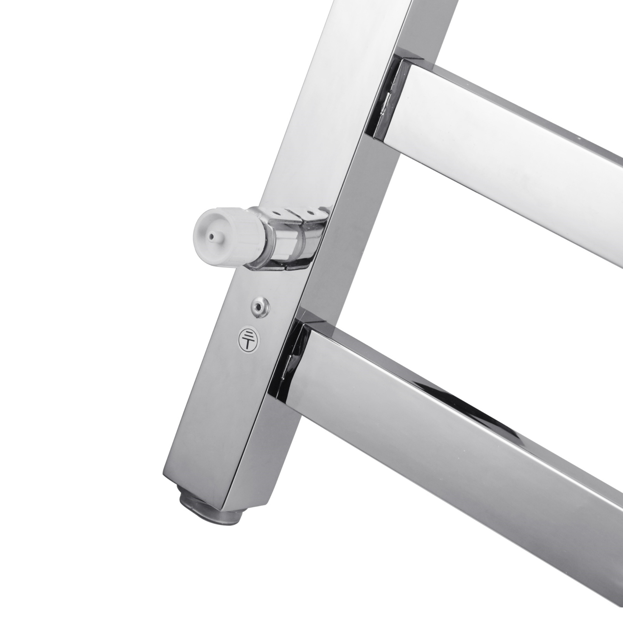 600 x 1000mm 9 Bar Bathroom Electric Stainless Steel Heated Towel Rail Rack Wall Mounted Tower Clothes Warmer Hanger Holder Black/Chrome