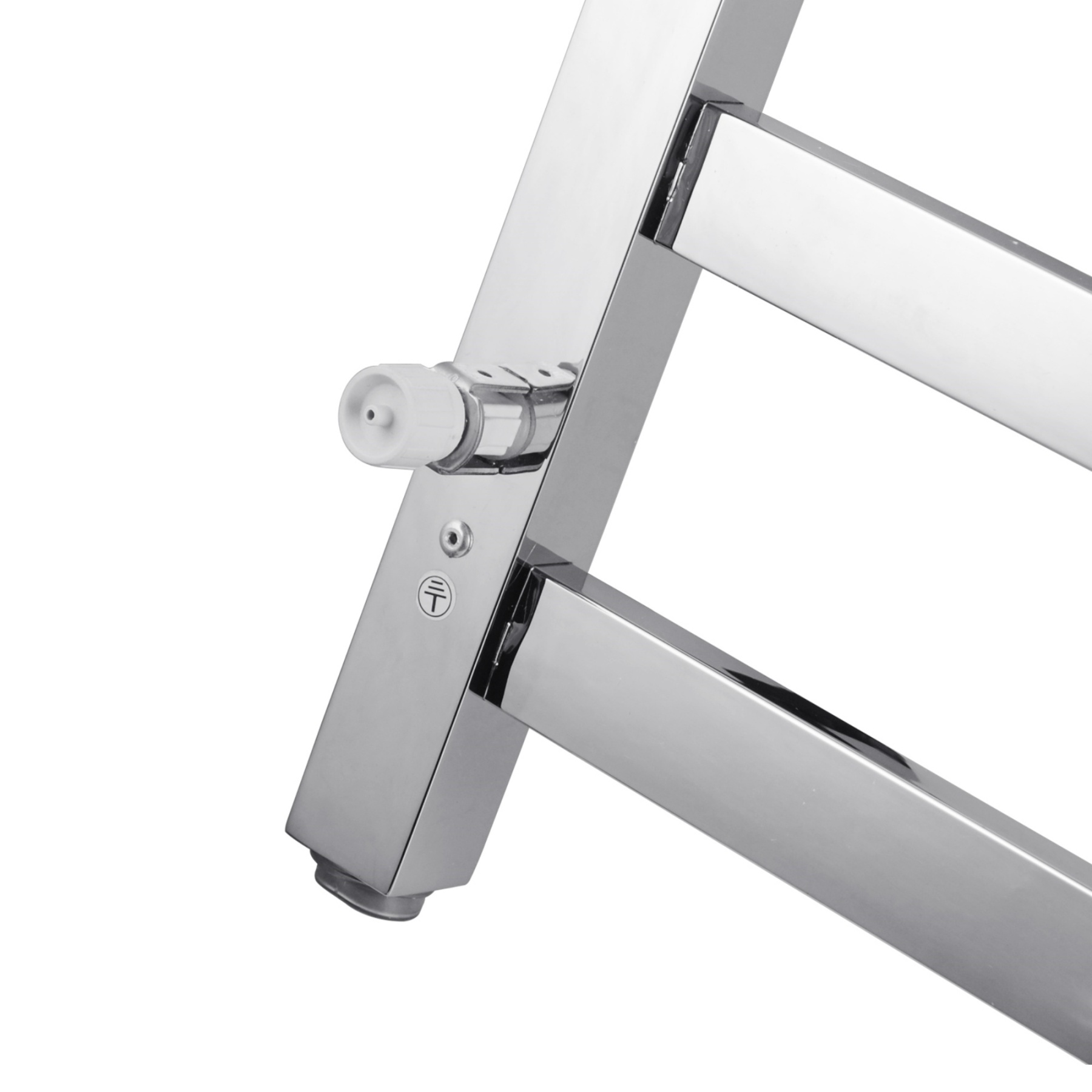 600 x 1000mm 9 Bar Bathroom Electric Stainless Steel Heated Towel Rail Rack Wall Mounted Tower Clothes Warmer Hanger Holder Black/Chrome