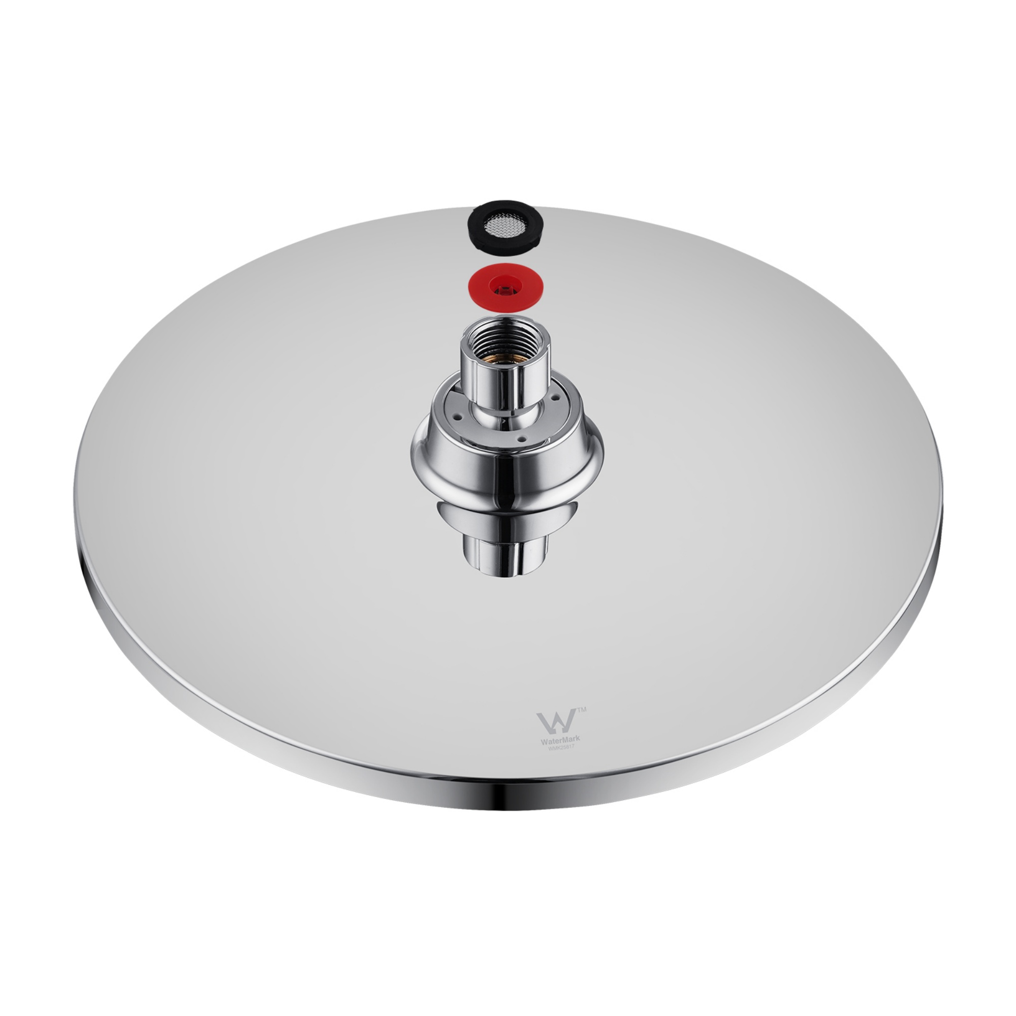 10'' Chrome Round Shower Head 360° Swivel Bath Rainfall Shower Head Rose