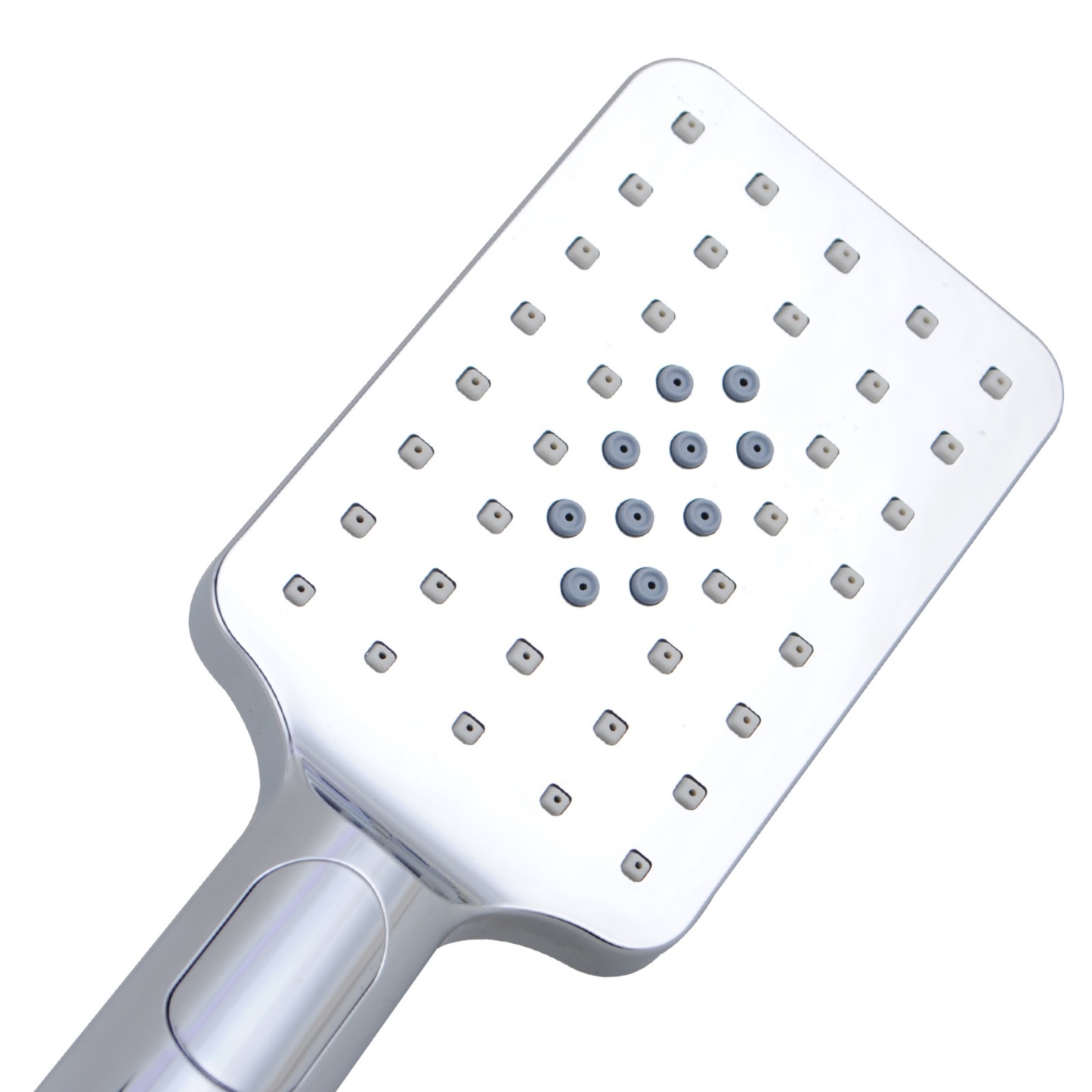 3 Function Square Hand-held Shower Head Bath Rainfall Spray Handheld Shower Rose