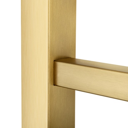 Square Stainless Steel Electric Heated Towel Rail Rack Wall Mounted Warmer Towel Holder 8 Bars Chrome/Matte Black/Gunmetal Grey/Brushed Yellow Gold