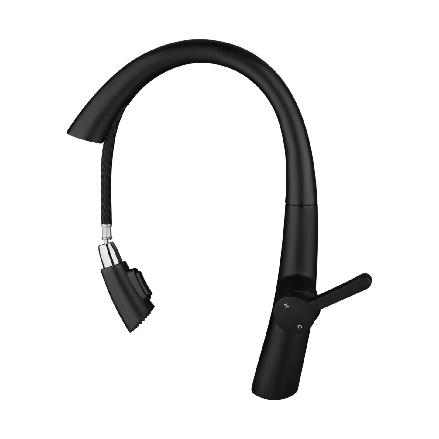 Brass 2 Spray Pattern Pull Out Kitchen Laundry Sink Basin Mixer Tap 360° Swivel Spout Deck-mounted Vanity Faucet Chrome/Black/Yellow Gold