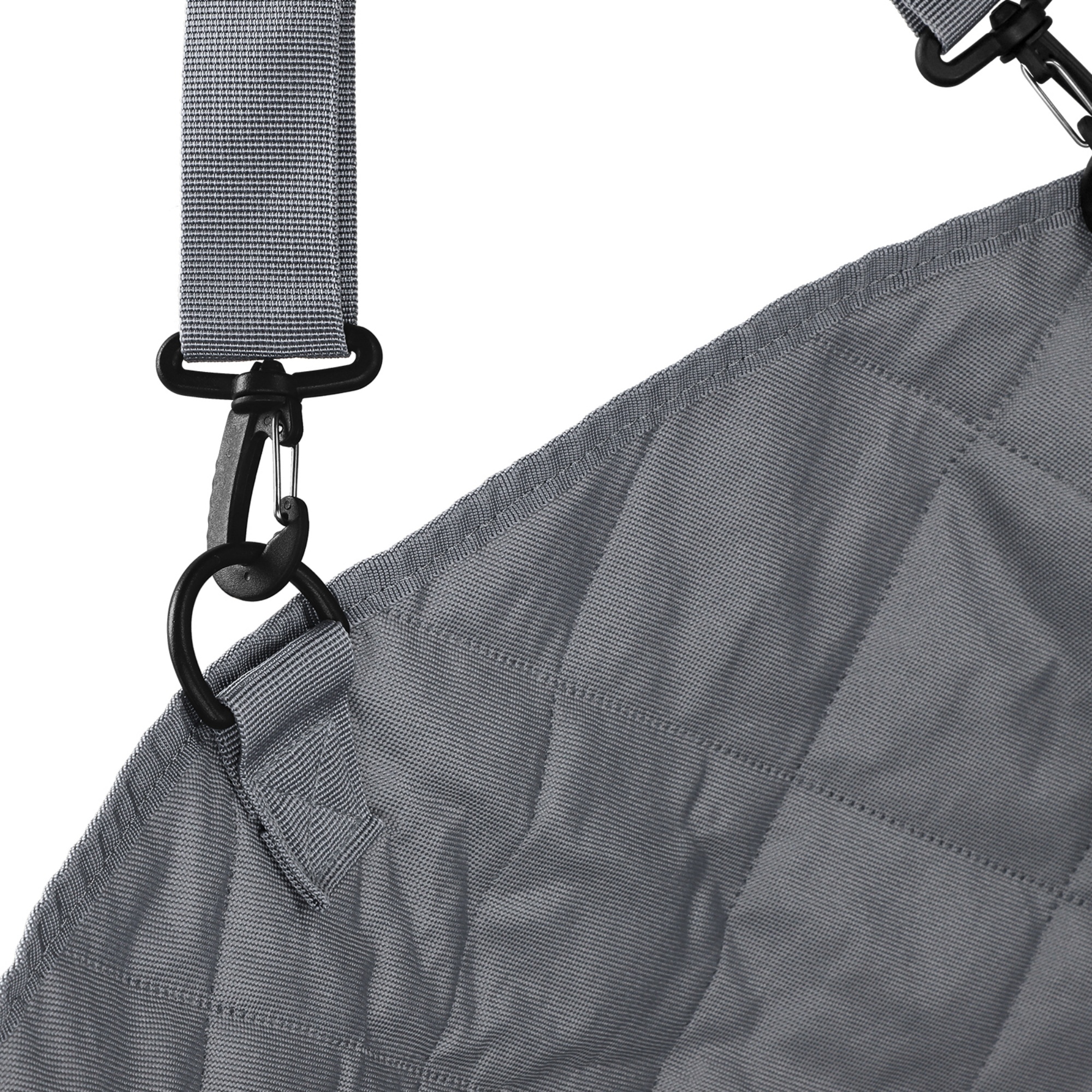 Large Water Proof Hard Bottom Pet Car Back Seat Cover Extendable Dog Cat Protector Mat Black/Grey