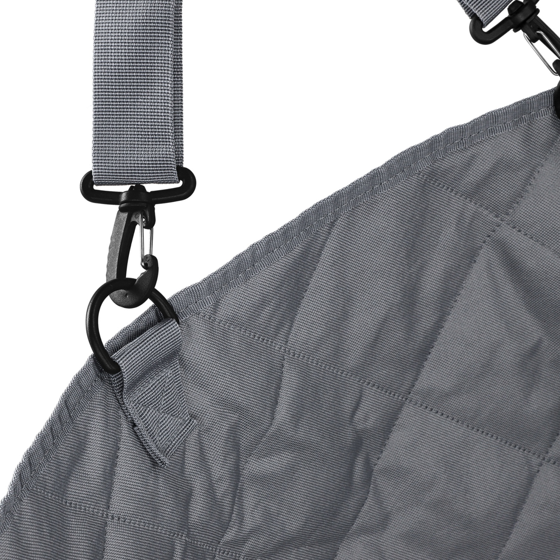 Large Water Proof Hard Bottom Pet Car Back Seat Cover Extendable Dog Cat Protector Mat Black/Grey