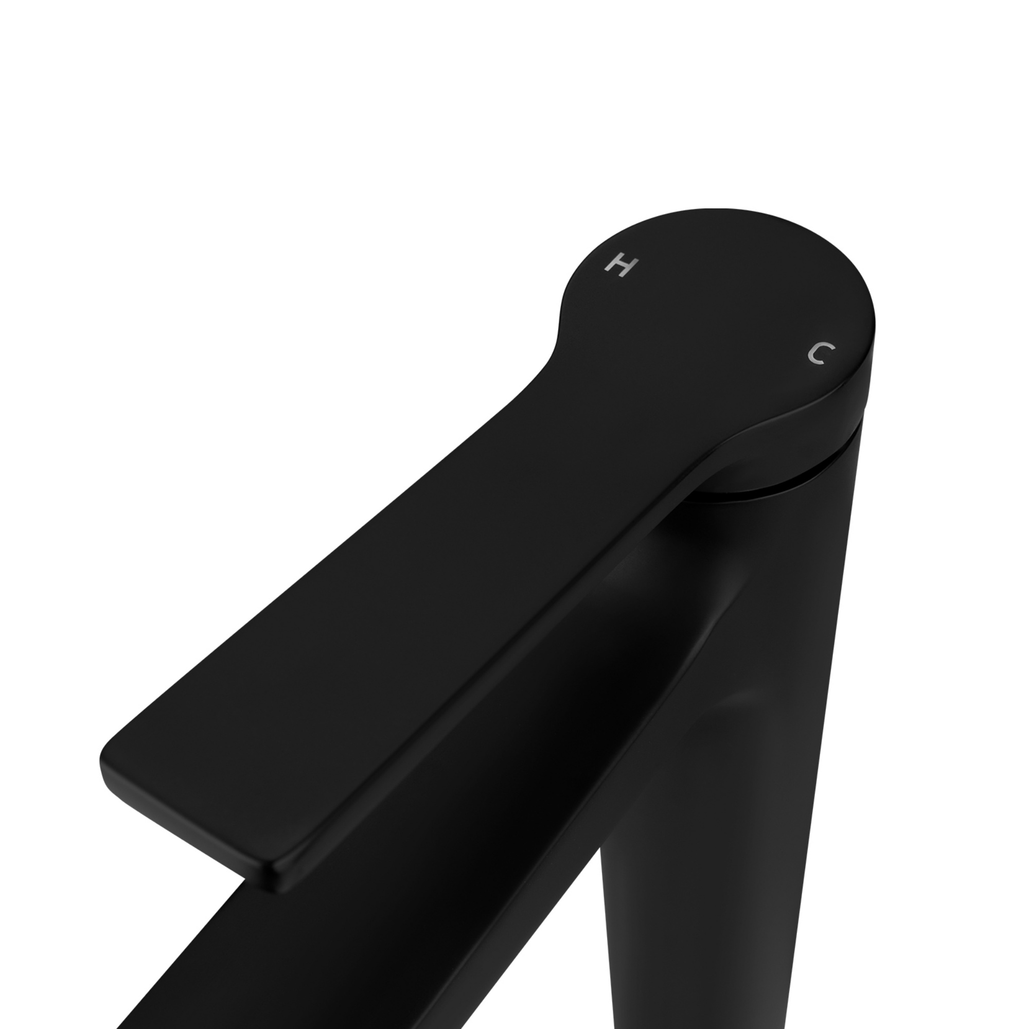 Round Brass Bathroom Basin Tall Mixer Tap Laundry Sink Vanity Flick Counter Top Faucet Chrome/Black/Brushed Gold