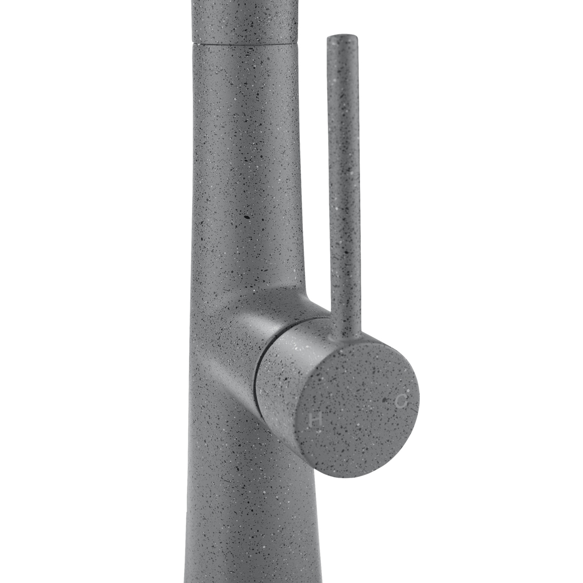 Brass 360° Swivel Pull-Out 2 Function Kitchen Sink Mixer Tap Laundry Basin Vanity Spout Faucet Chrome/Black/Granite Grey/White Granite