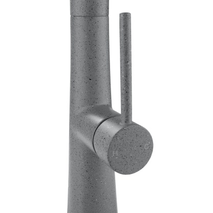 Brass 360° Swivel Pull-Out 2 Function Kitchen Sink Mixer Tap Laundry Basin Vanity Spout Faucet Chrome/Black/Granite Grey/White Granite