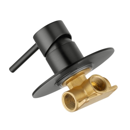 Round Brass Bath Shower Wall Mixer Tap Bathroom Basin Bathtub Wall Mounted Mixer Chrome/Matte Black/Gunmetal Grey/Brushed Yellow Gold