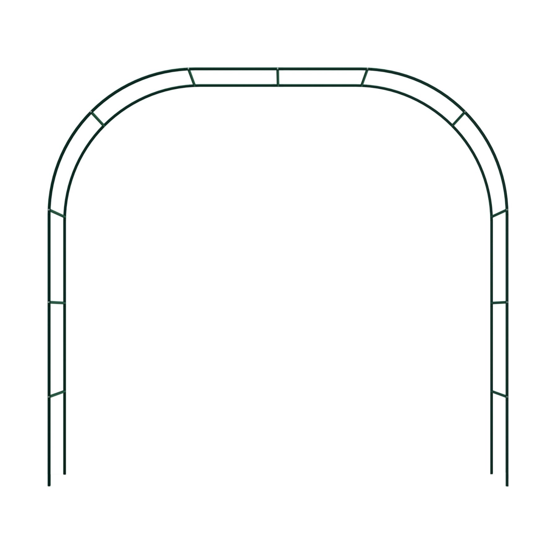 Wedding Garden Arch Without Base Party Balloon Flower Decoration Archway Climbing Plants Arbour Vine Stand Trellis White/Black/Dark Green