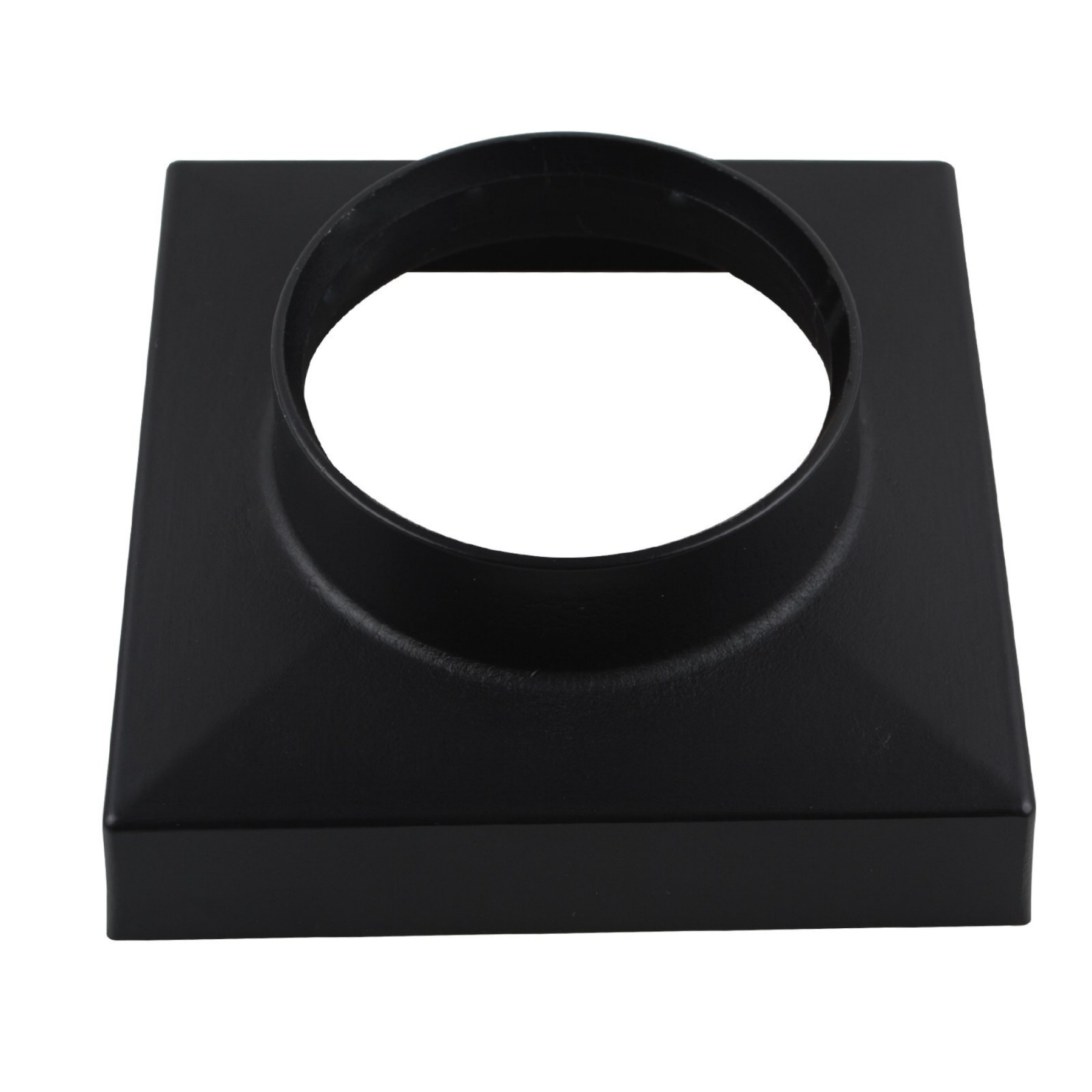 115mm Solid Brass Tile Insert Shower Floor Waste Bathroom Square Great Drain Water Outlet Matte Black