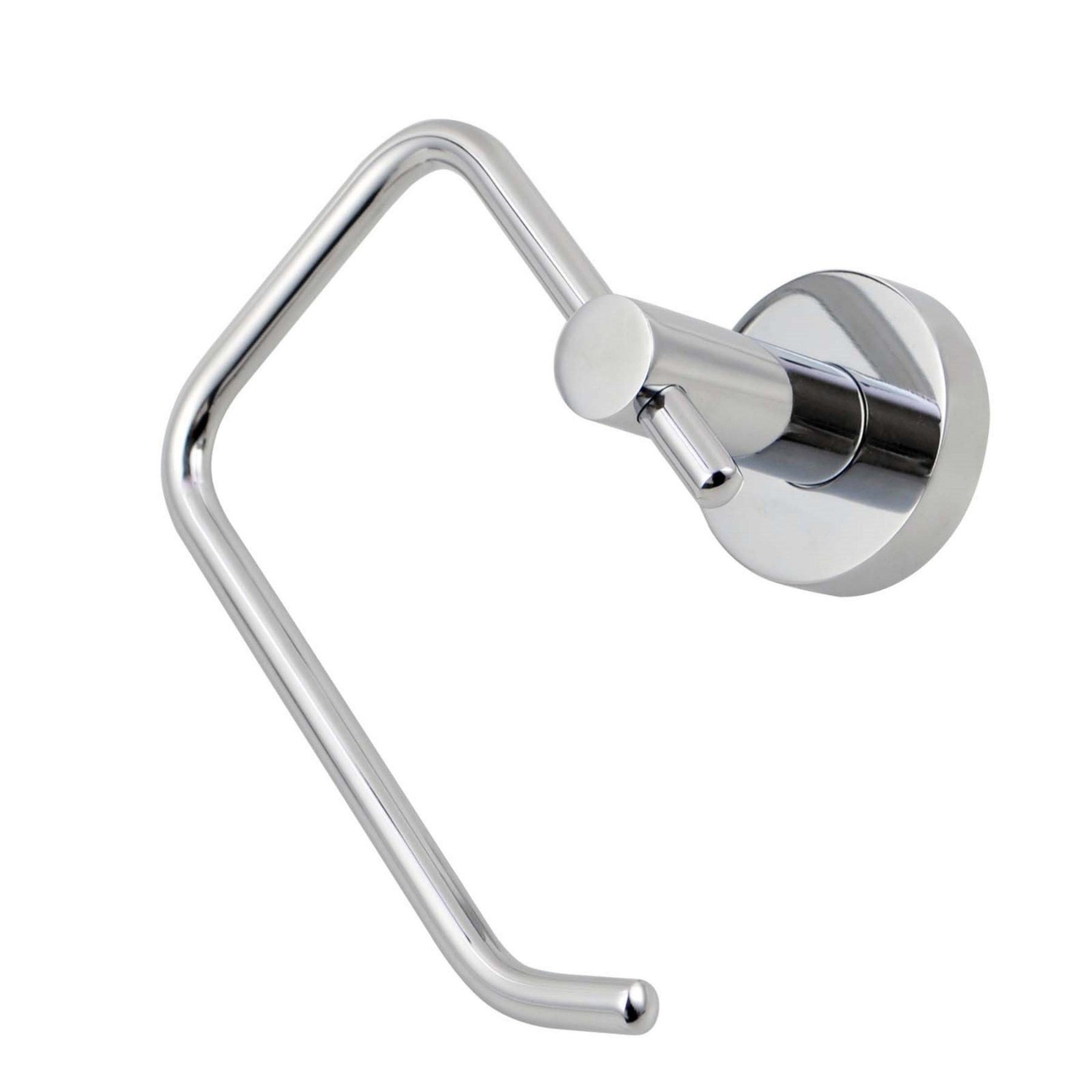 Stainless Steel Wall Mounted Toilet Paper Roll Holder Bathroom Toilet Tissue Hanger Hook Chrome/Black