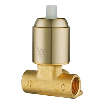 Round Brass Bath Shower Wall Mixer Tap Bathroom Basin Bathtub Wall Mounted Mixer Chrome/Matte Black/Gunmetal Grey/Brushed Yellow Gold