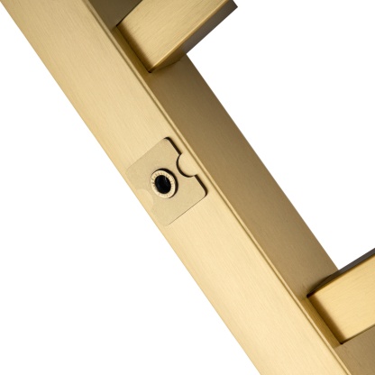 4 Bars Bathroom Square Stainless Steel Electric Heated Towel Rail Rack Wall Mounted Tower Warmer Hanger Holder Chrome/Black/Yellow Gold