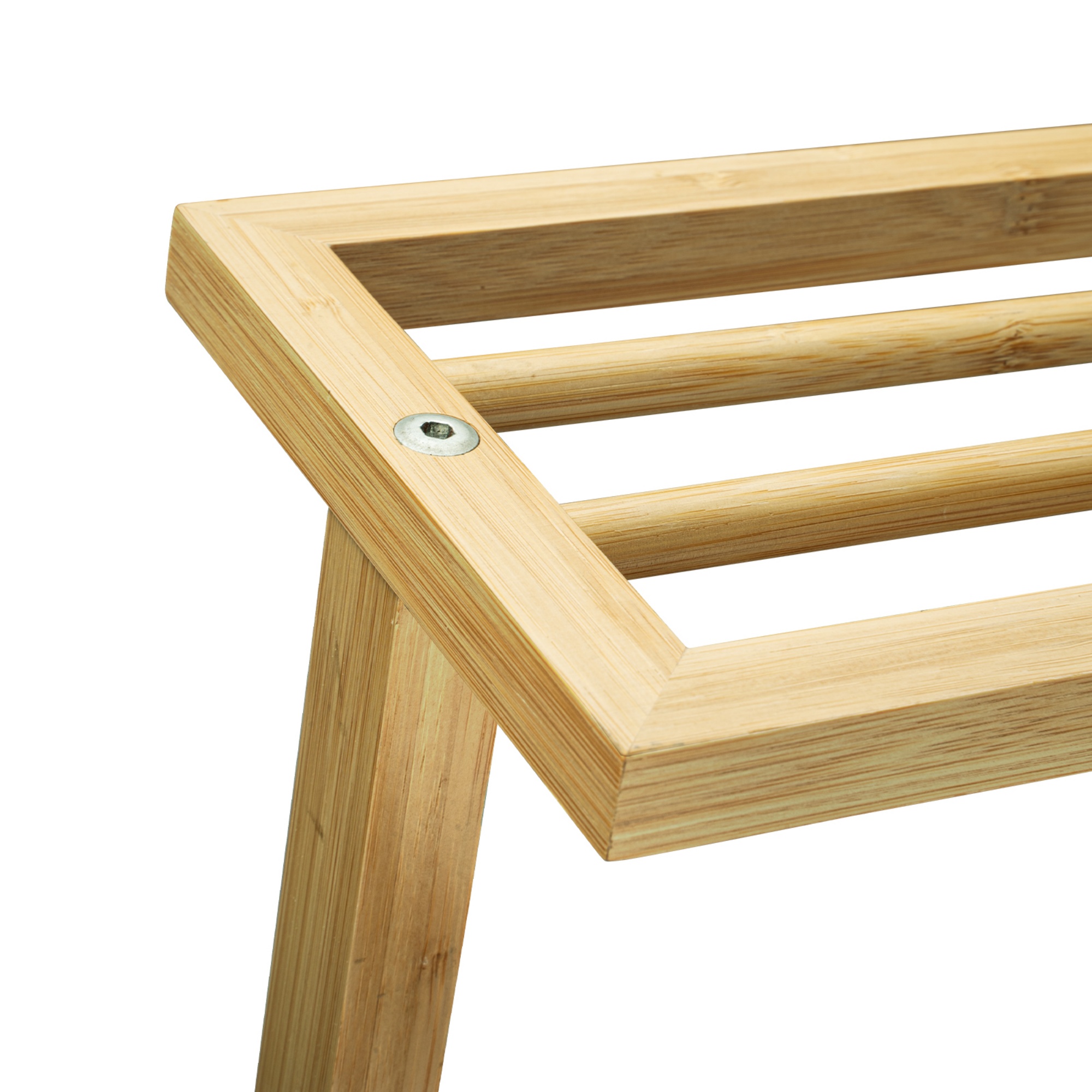 Bathroom Freestanding Bamboo Towel Drying Organizer Rail Rack Clothes Storage Hanger Holder 